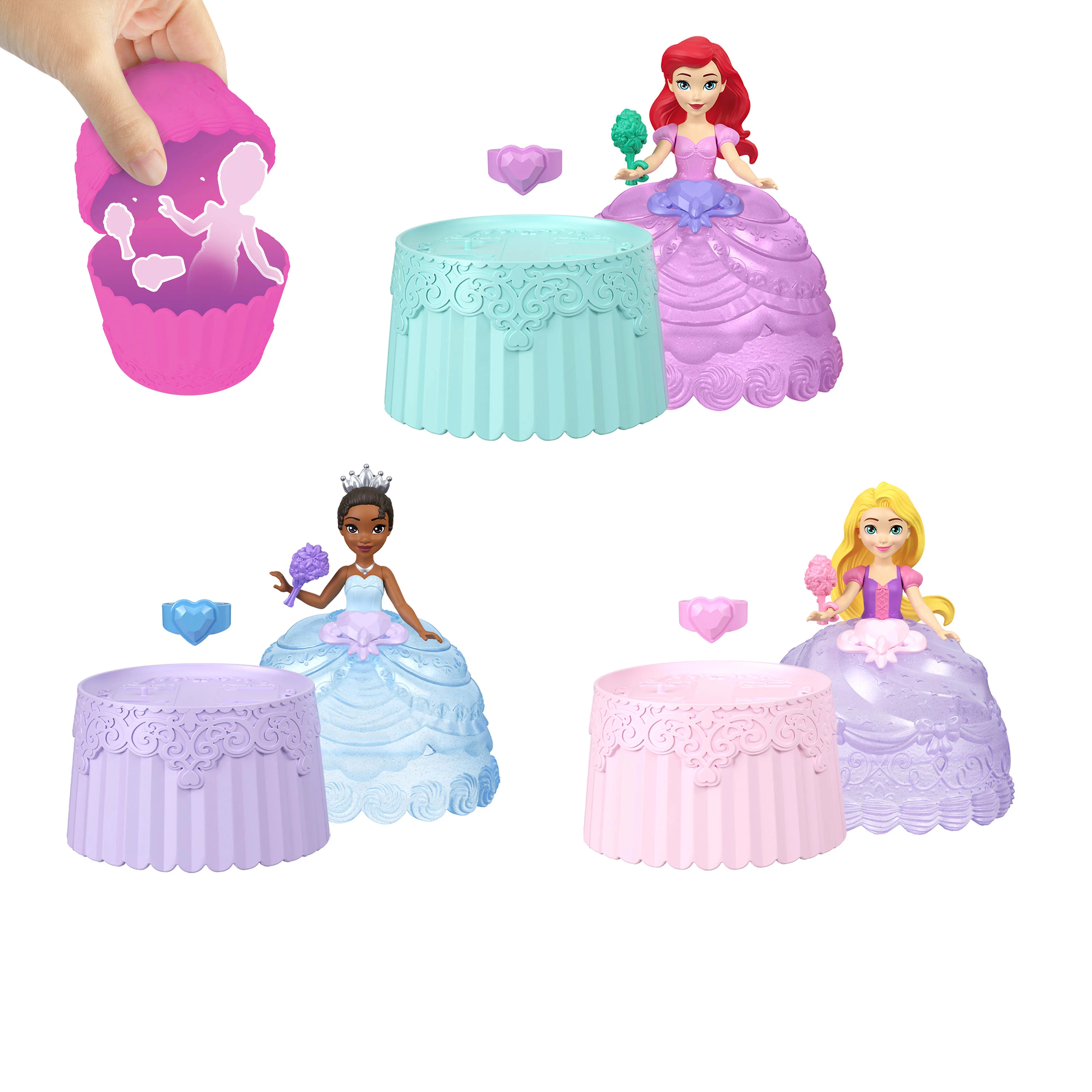 Disney Princesa Cupcake de São Valentim Surpresa - Image 5