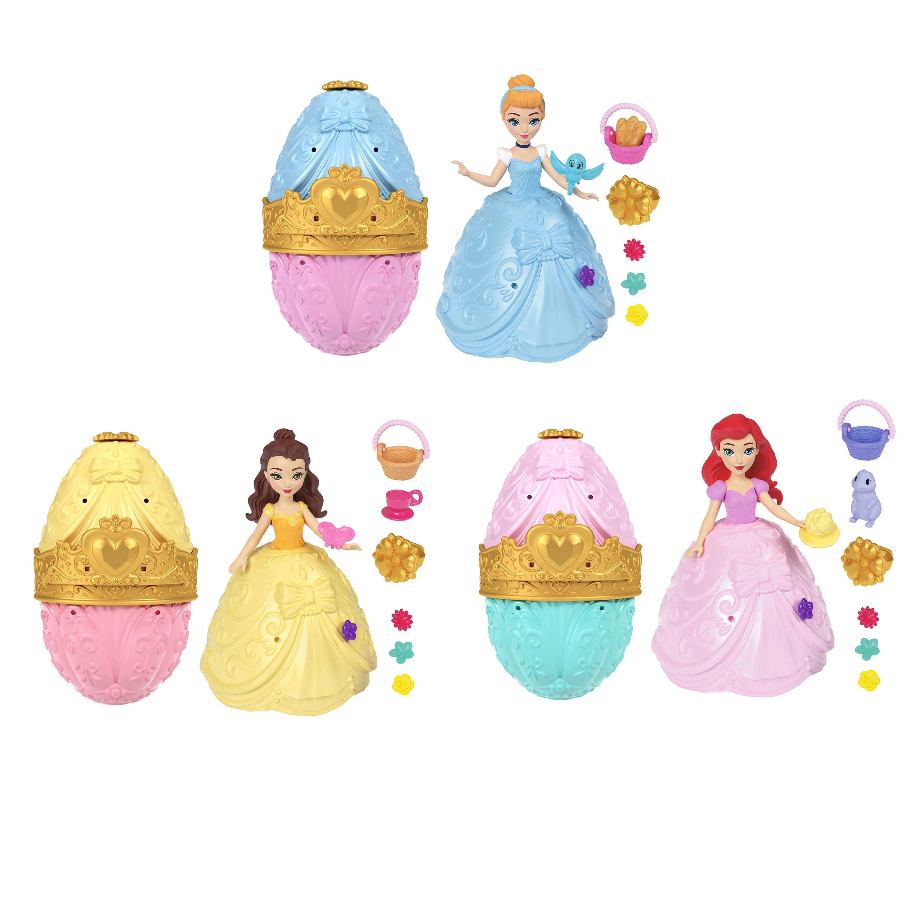 Disney Princesa Small Dolls Boneca Ovinhos De Páscoa Surpresa - Image 4