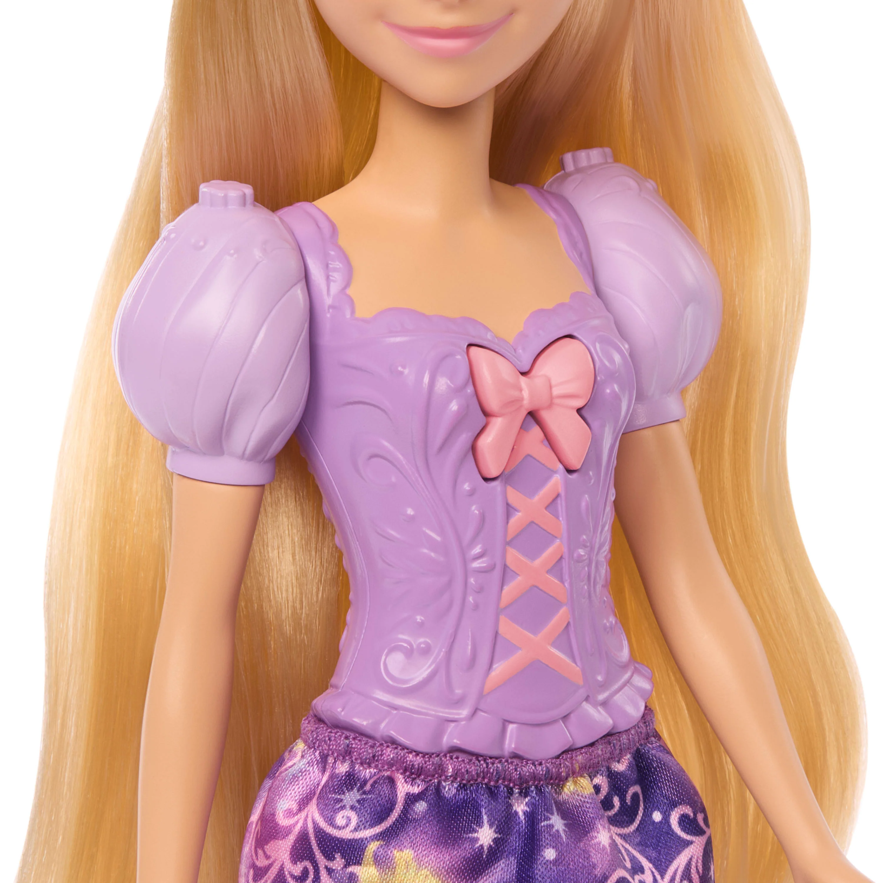 Disney Princess Light-Up Hair Rapunzel Fashion Doll W/ 5 Ways To Glow, Pascal Figure & 7 Accessories - Image 6