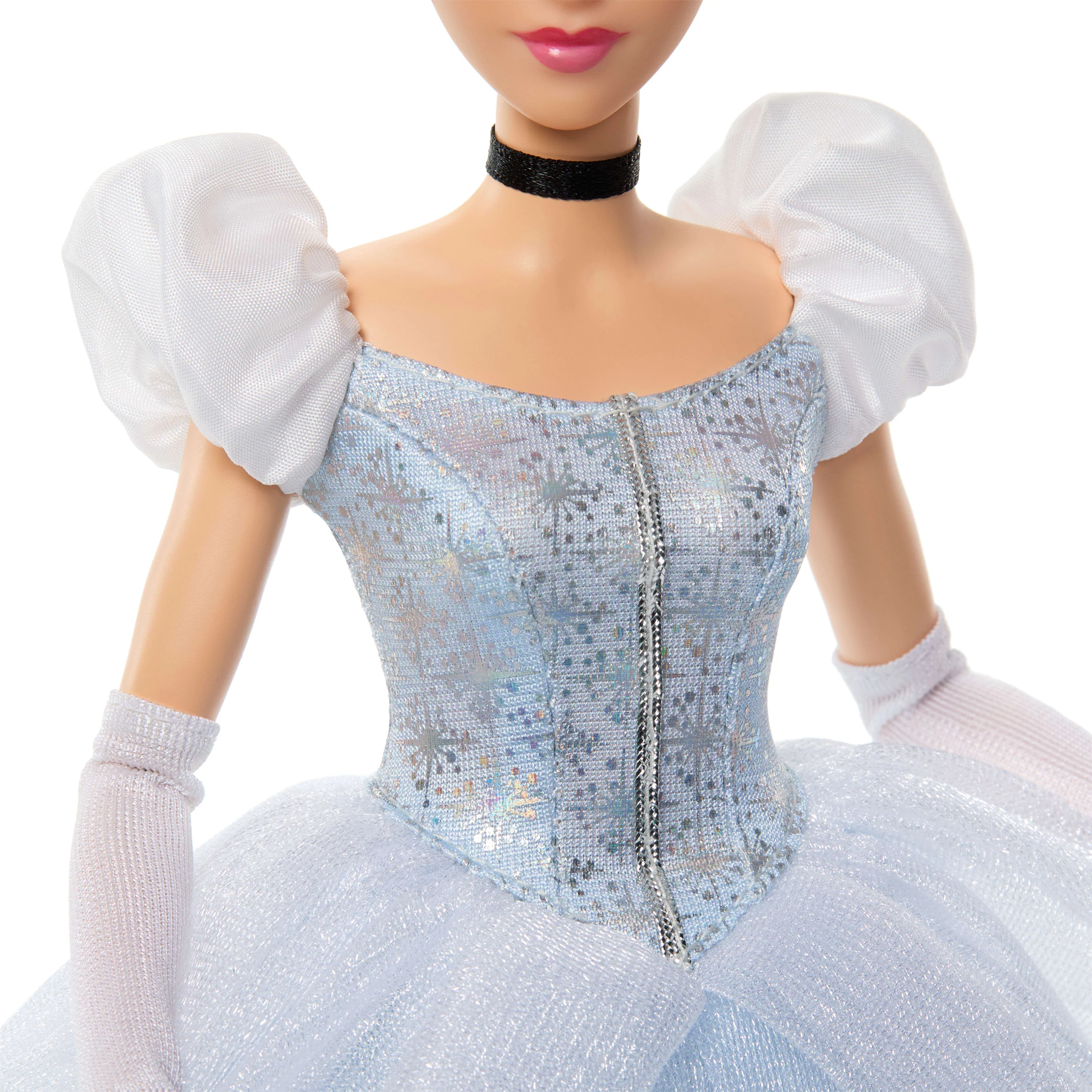 Disney Princess Sparkling Princess Series Cinderella Fashion Doll With Removable Dress & Accessories - Image 4