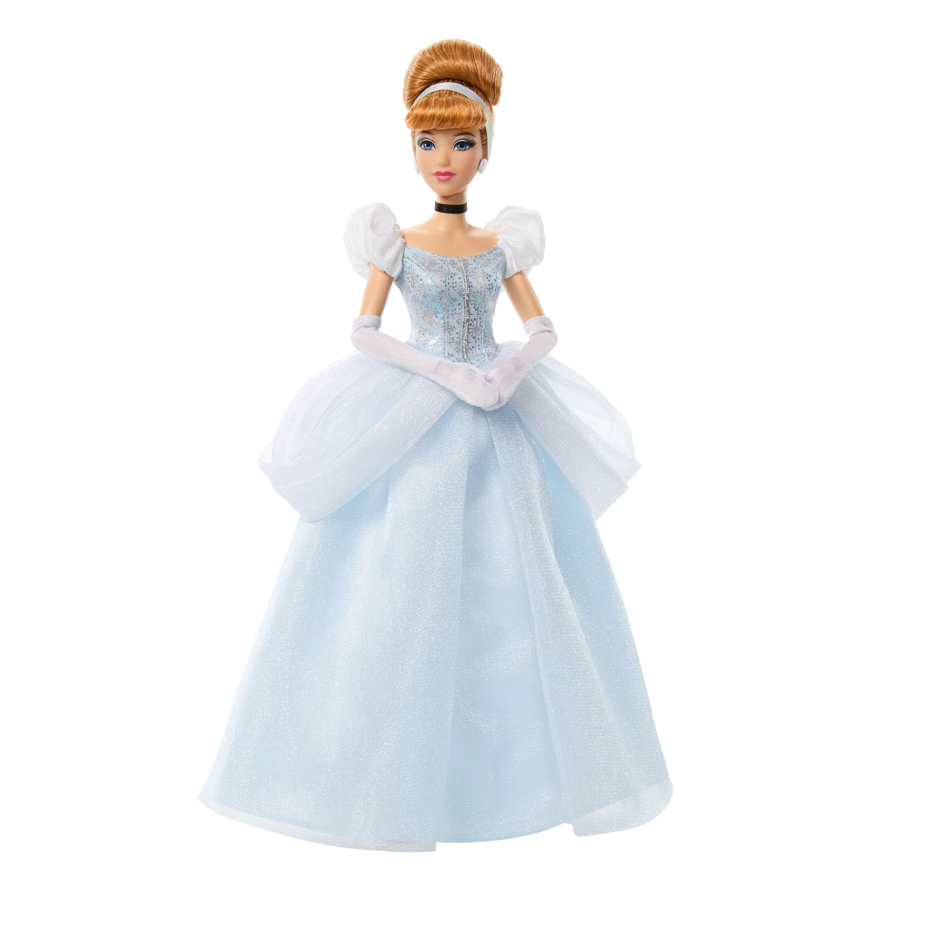 Disney Princess Sparkling Princess Series Cinderella Fashion Doll With Removable Dress & Accessories - Image 6