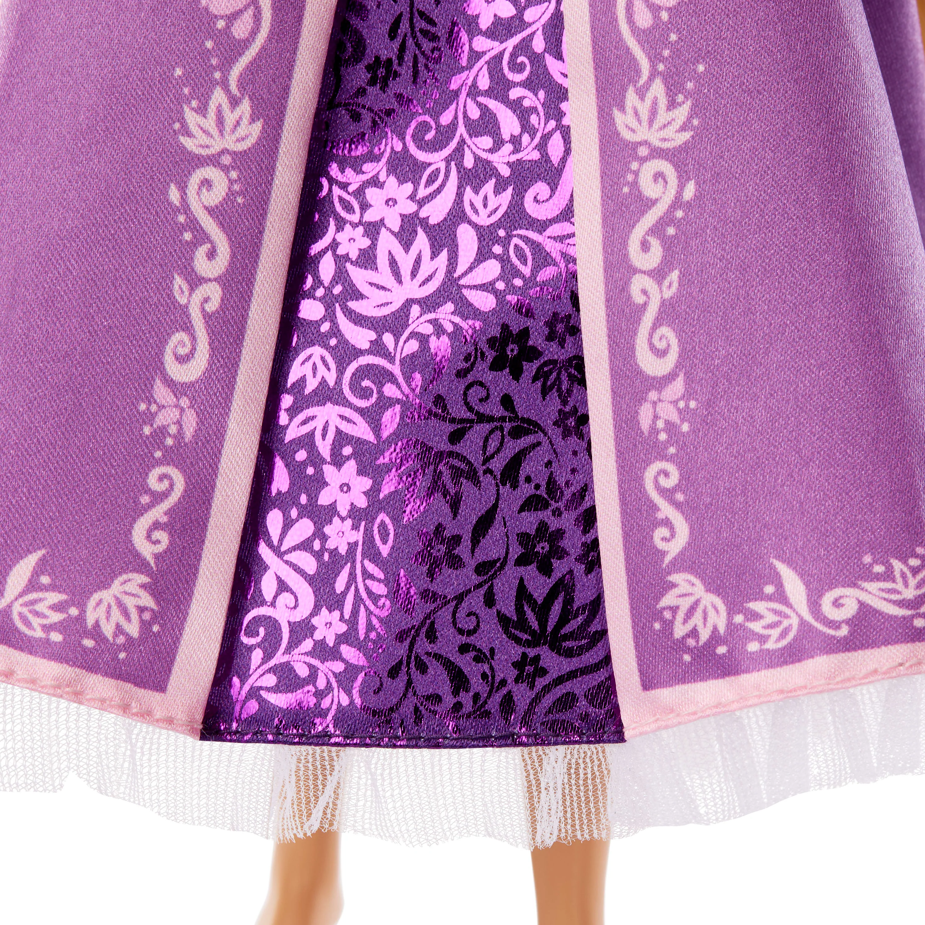 Disney Princess Sparkling Princess Series Rapunzel Fashion Doll W/ Removable Dress & Hair Accessory - Image 5