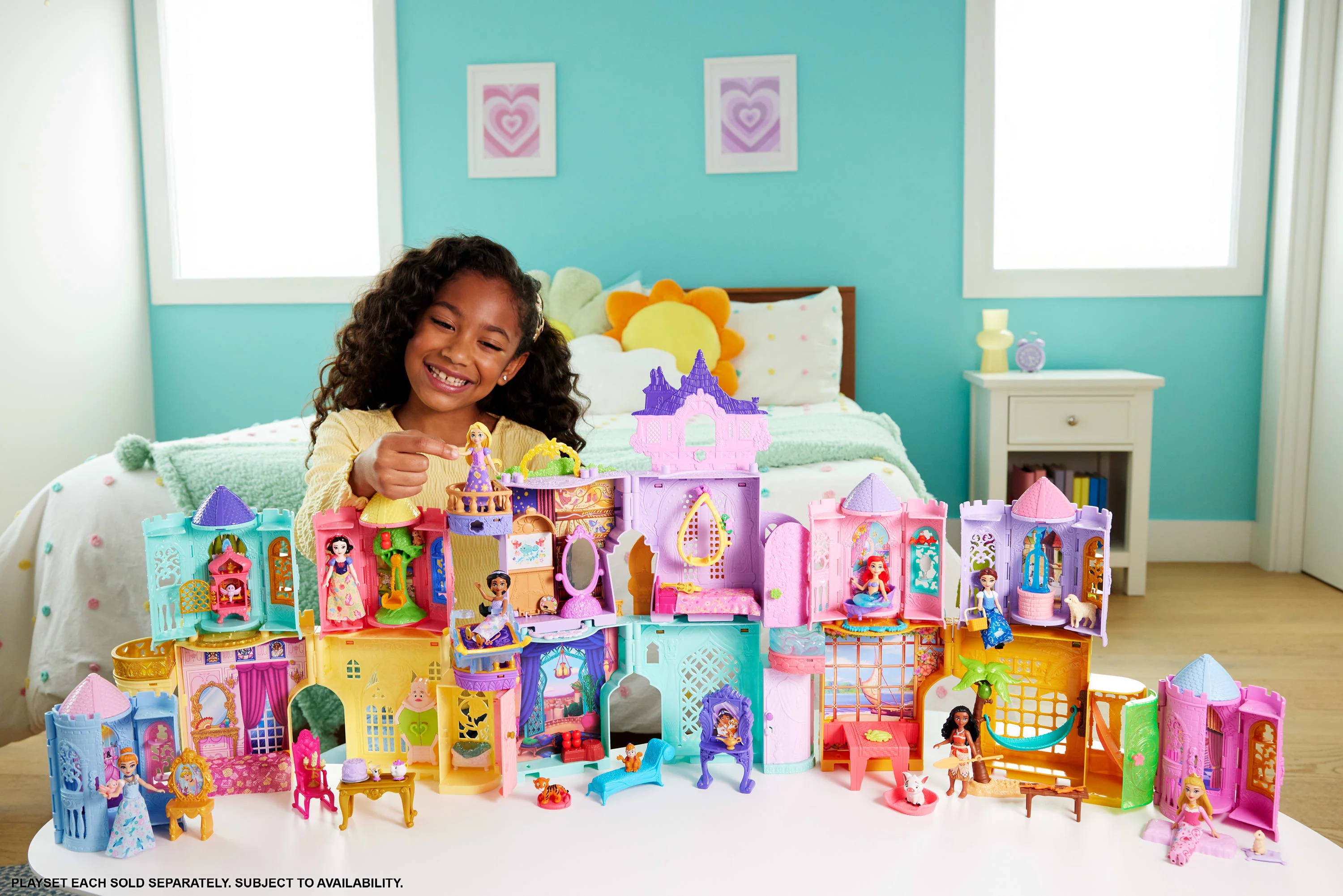 Disney Princess Jasmine Stacking Castle Doll House With Small Doll, Inspired By Disney Movie Aladdin - Image 6