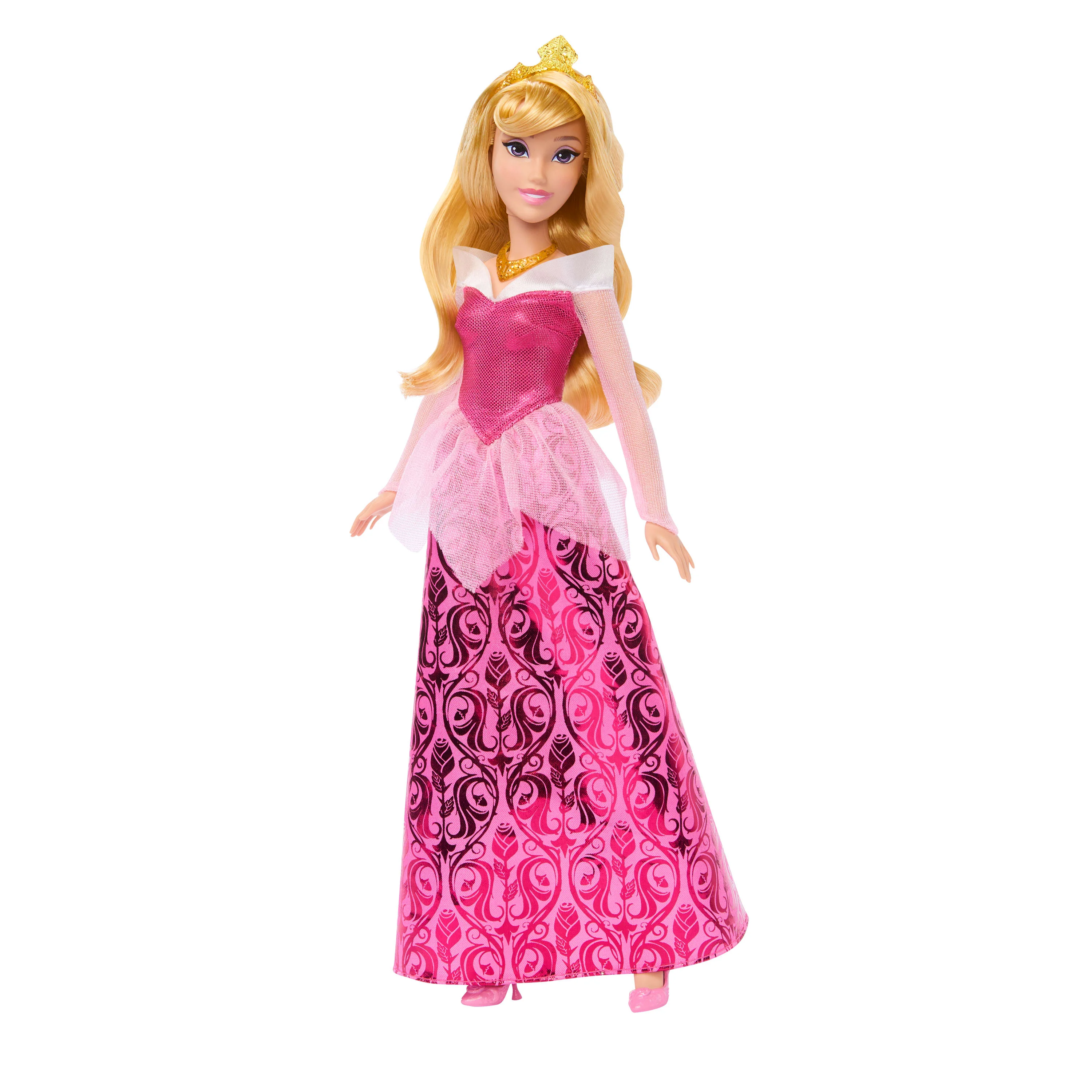 Disney Princess Enchanted Stories Aurora Fashion Doll With Sparkling Dress & Accessories, Posable - Image 6