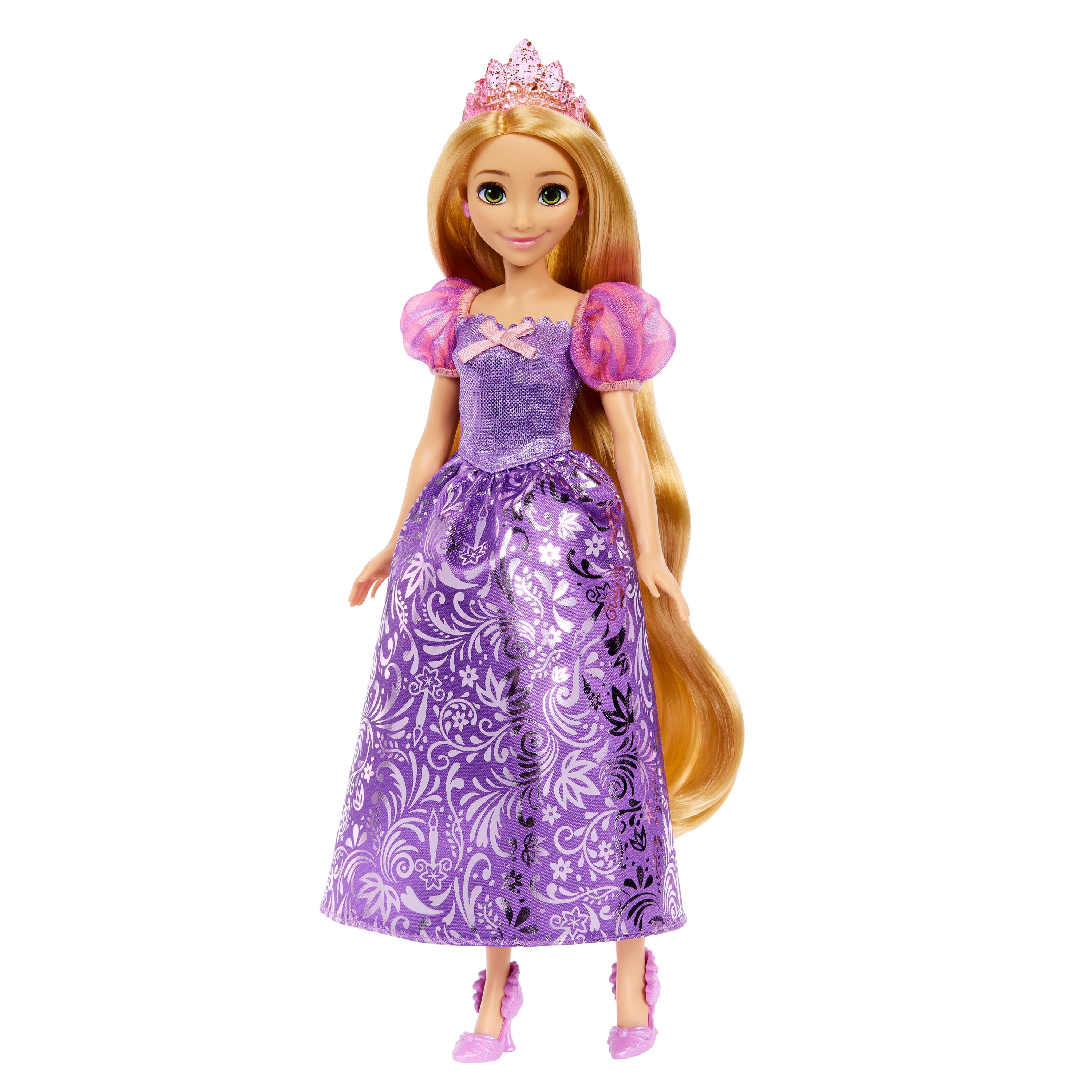 Disney Princess Enchanted Stories Rapunzel Fashion Doll With Sparkling Dress & Accessories, Posable - Image 6