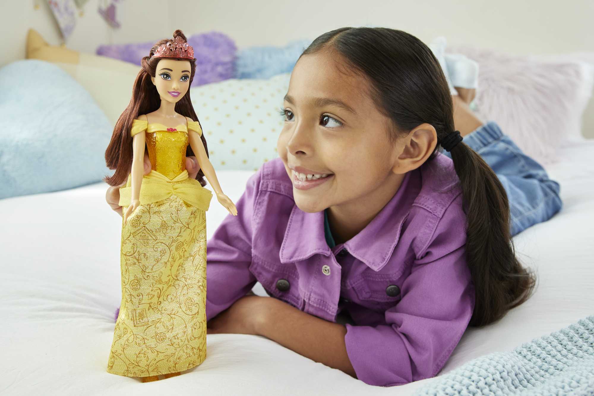 Disney Princess Toys, Belle Fashion Doll And Accessories - Image 2