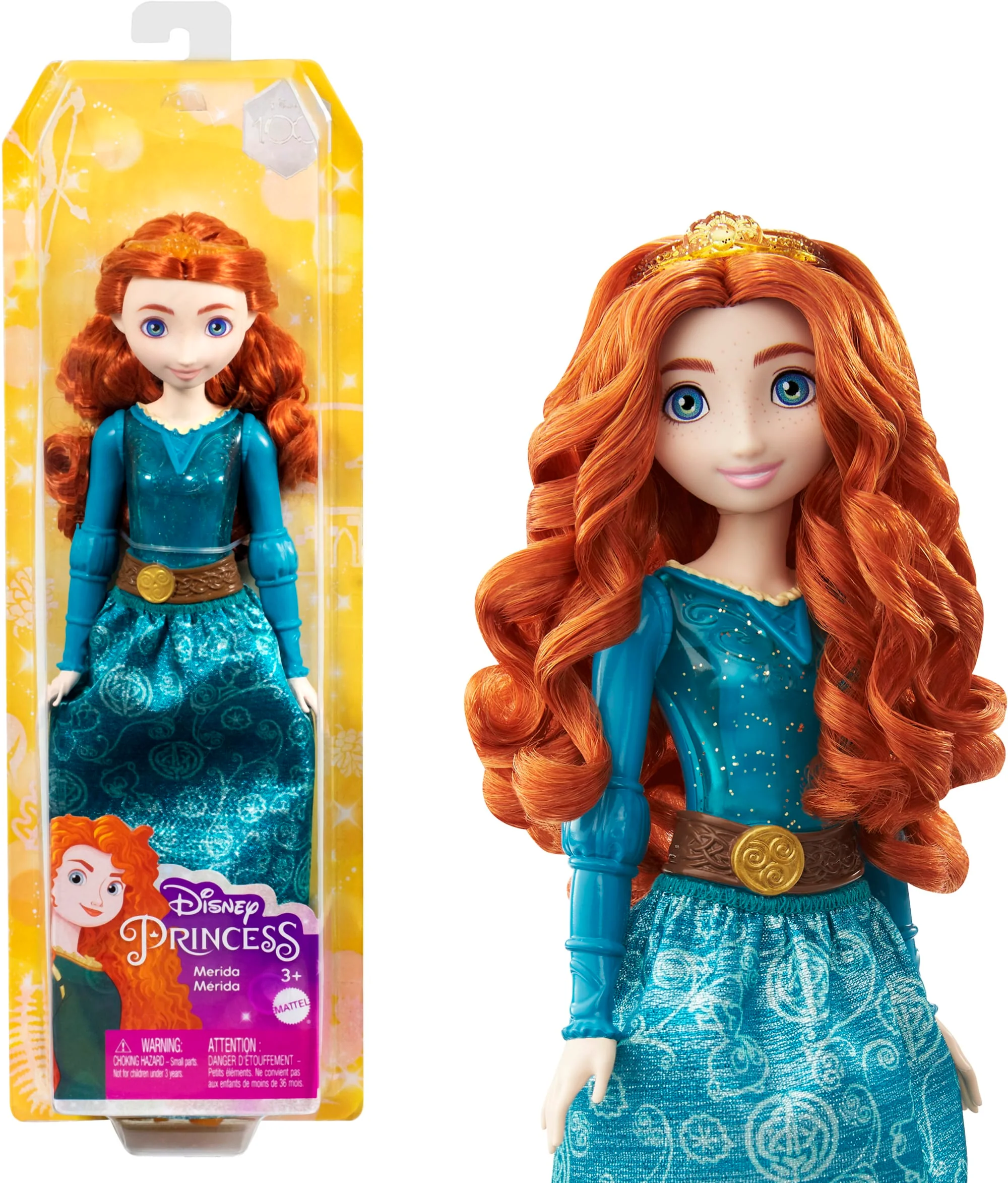 Disney Princess Toys, Merida Fashion Doll And Accessories