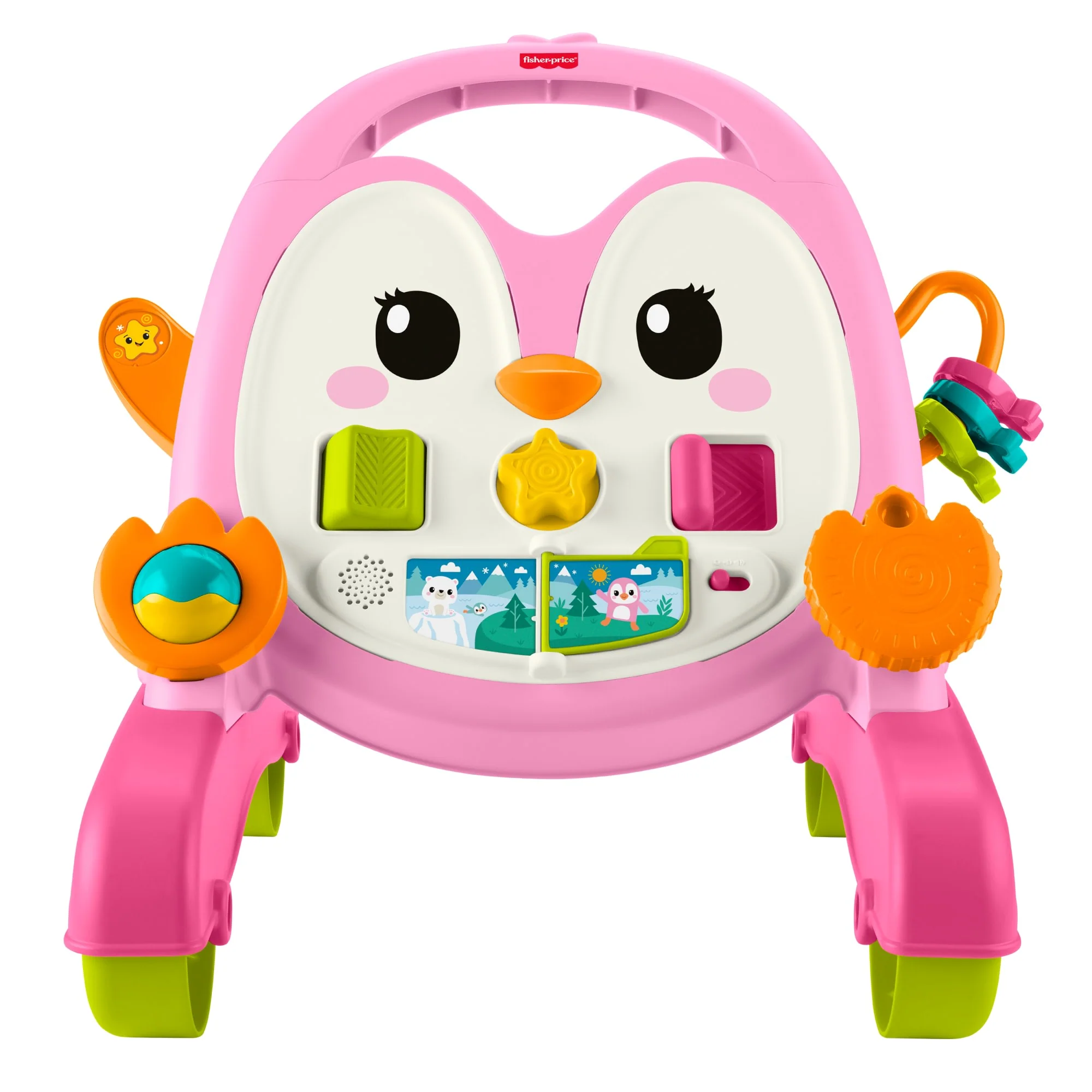 Fisher-Price Andadera para Bebés Andadera Musical Pingüino Rosa - Image 6