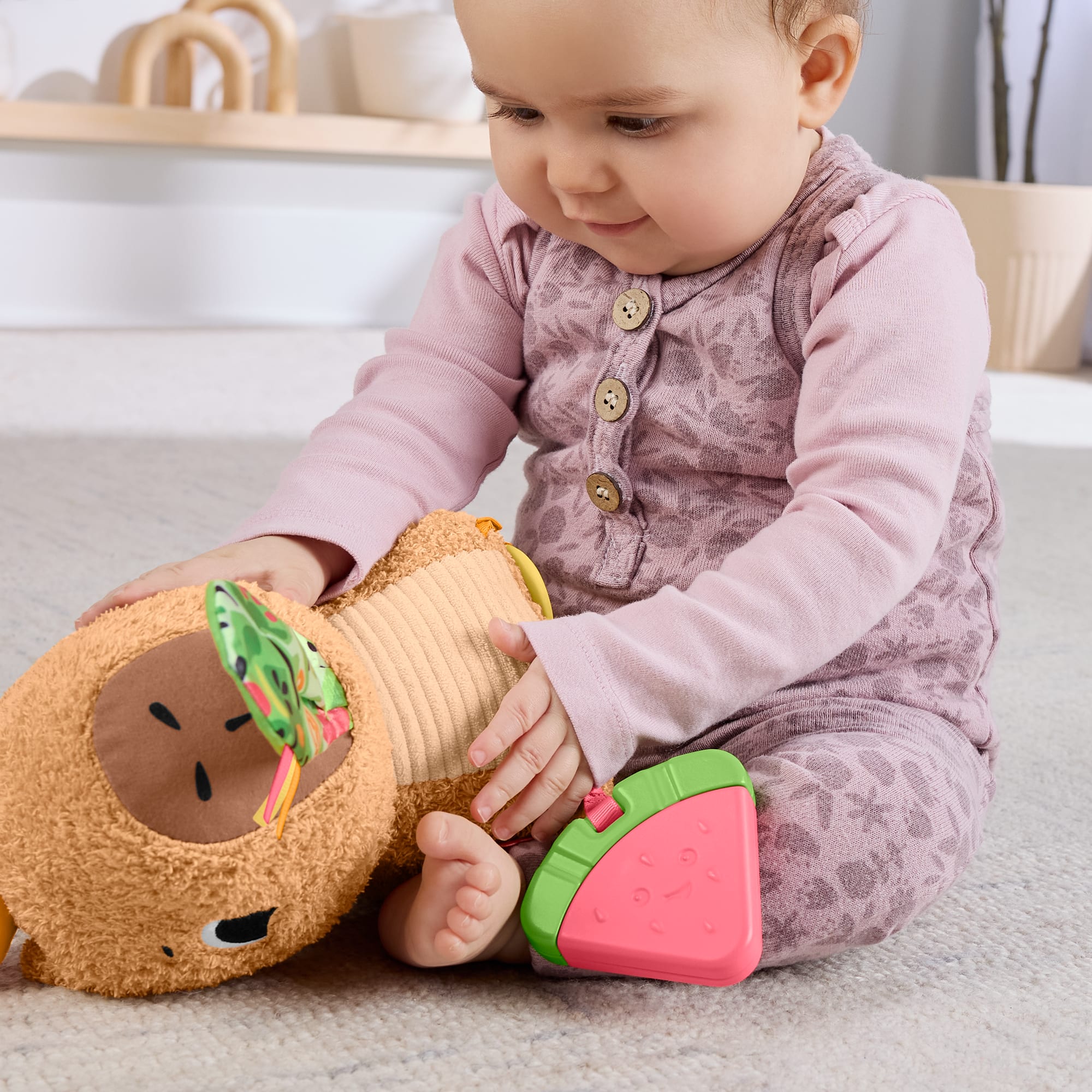 Fisher-Price Baby Brinquedo para Bebês capivara estímulos e jogo - Image 3