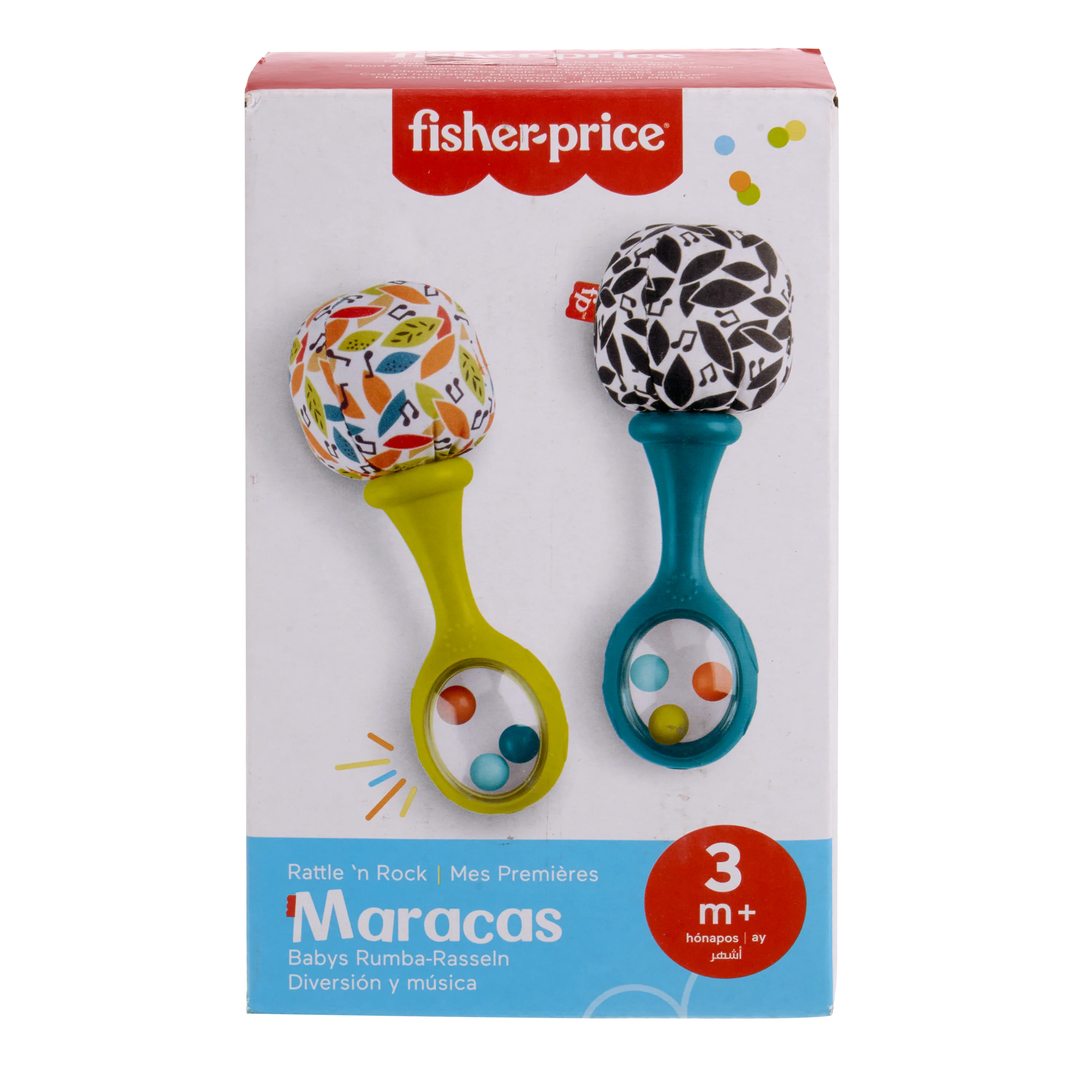 Fisher-Price Baby Fisher-Price Maracas Azuis Diversão e Música - Image 6