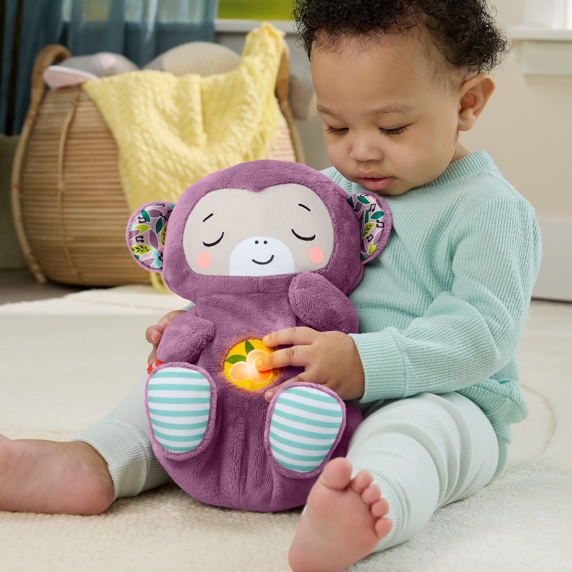 Fisher-Price Baby Juguete para Bebés Mono Hora de Dormir - Image 3