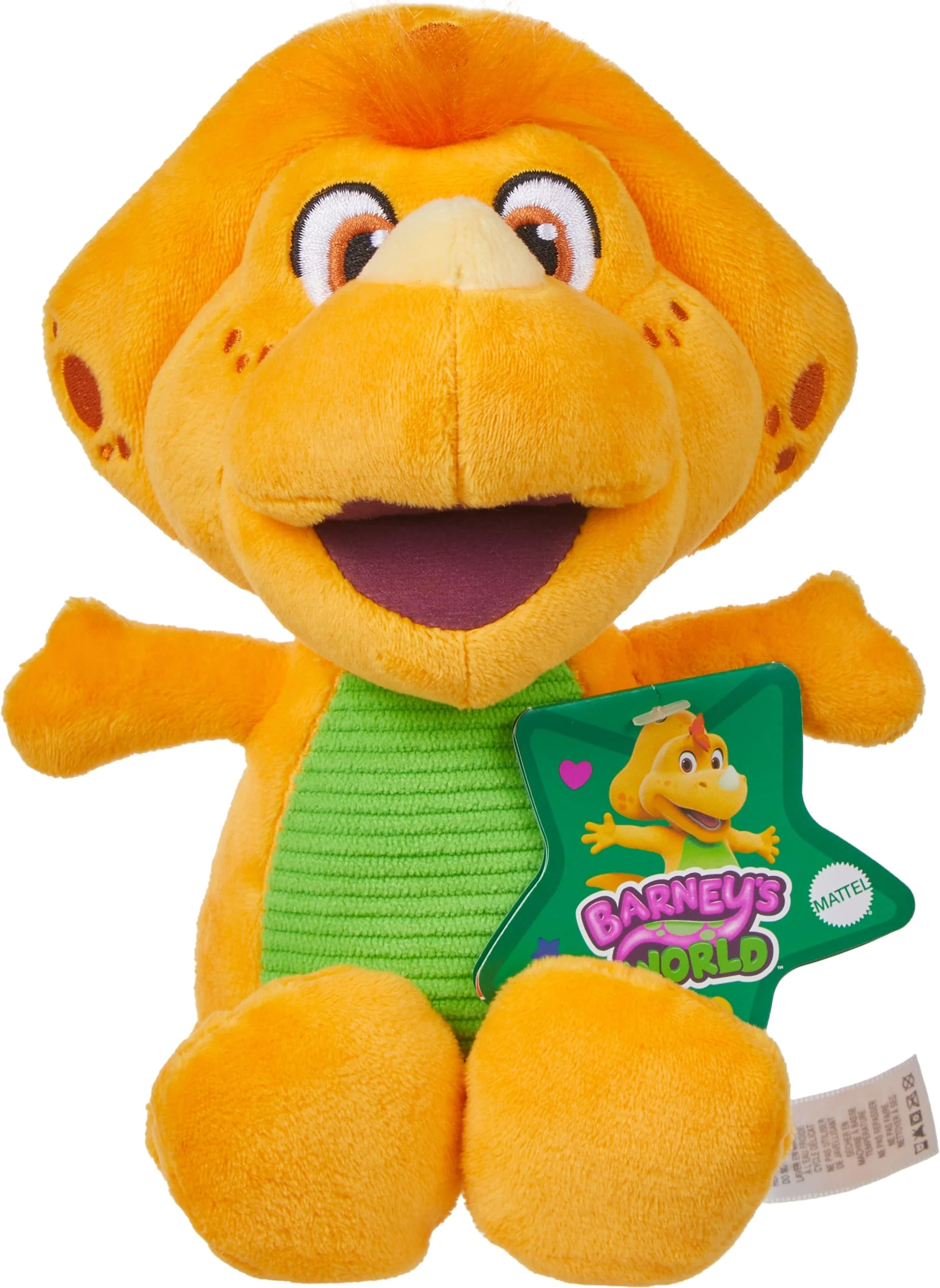 Fisher-Price Barney's World Plush Billy Dinosaur 8-Inch Character Toy For Toddlers & Preschool Kids - Image 6