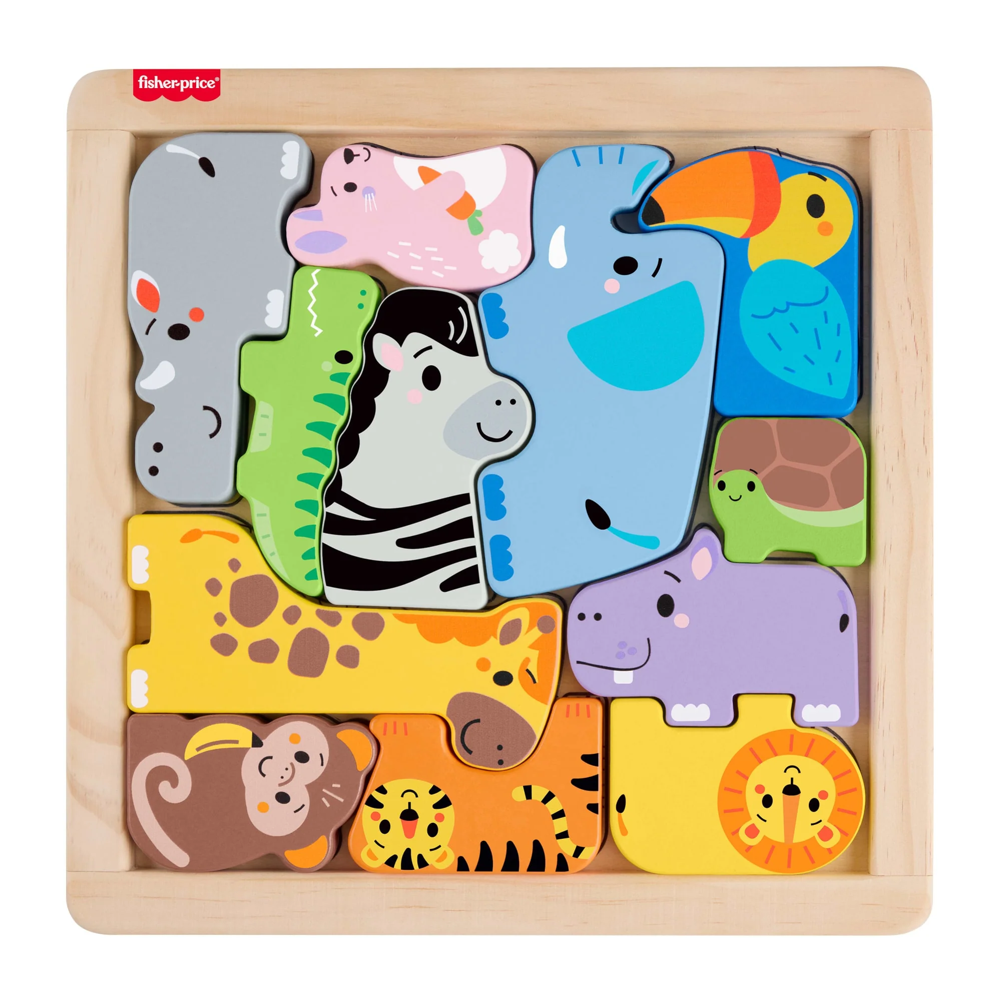 Fisher-Price Brinquedo para Bebês Amigos Animaizinhos de Madeira - Image 6