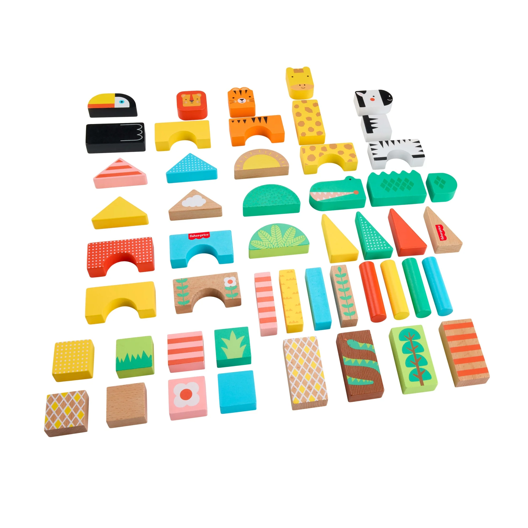 Fisher-Price Brinquedo para Bebês Animaizinhos da Selva de Madeira - Image 5