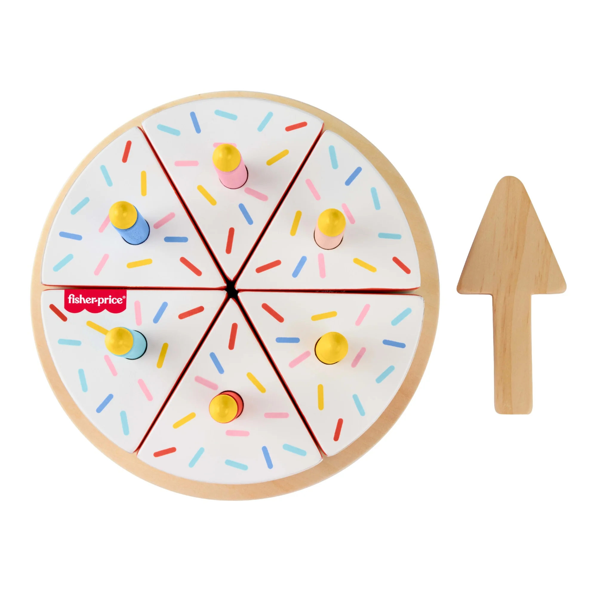 Fisher-Price Brinquedo para Bebês Bolo de Aniversário de Madeira - Image 6