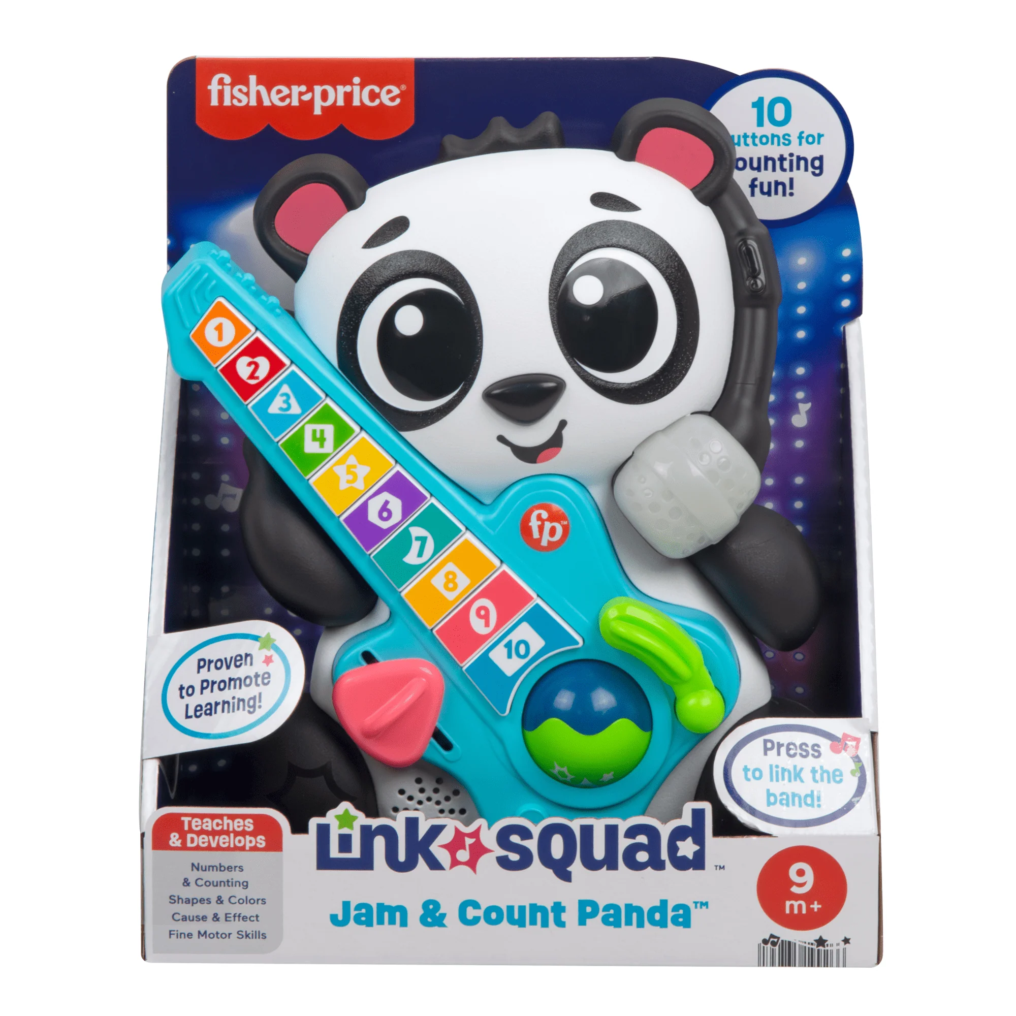 Fisher-Price Brinquedo para Bebês Esquadrão Musical Panda Vamos Contar Juntos - Image 7