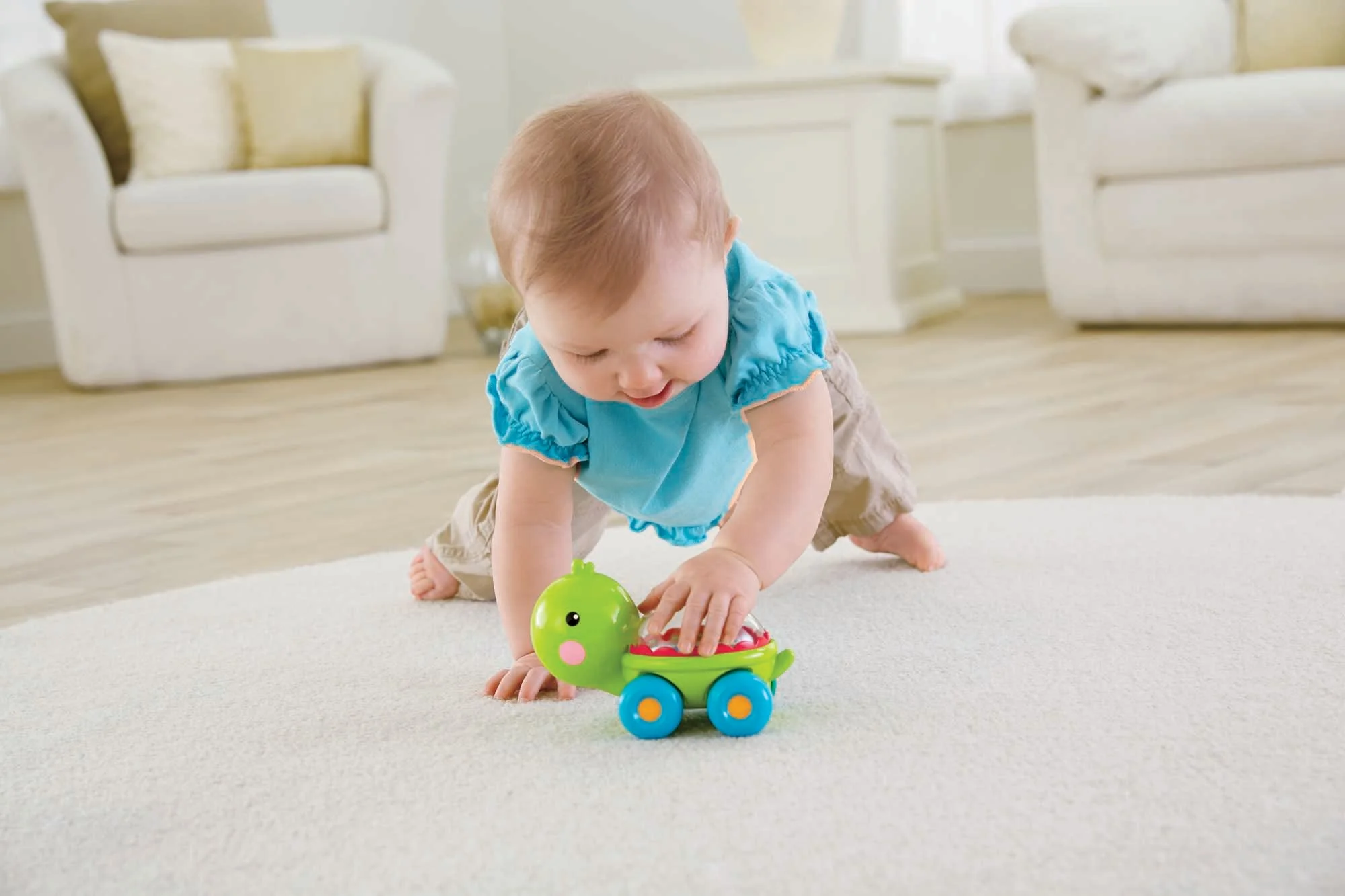 Fisher-Price Brinquedo para Bebês Veículo dos Animais Tartaruga - Image 2