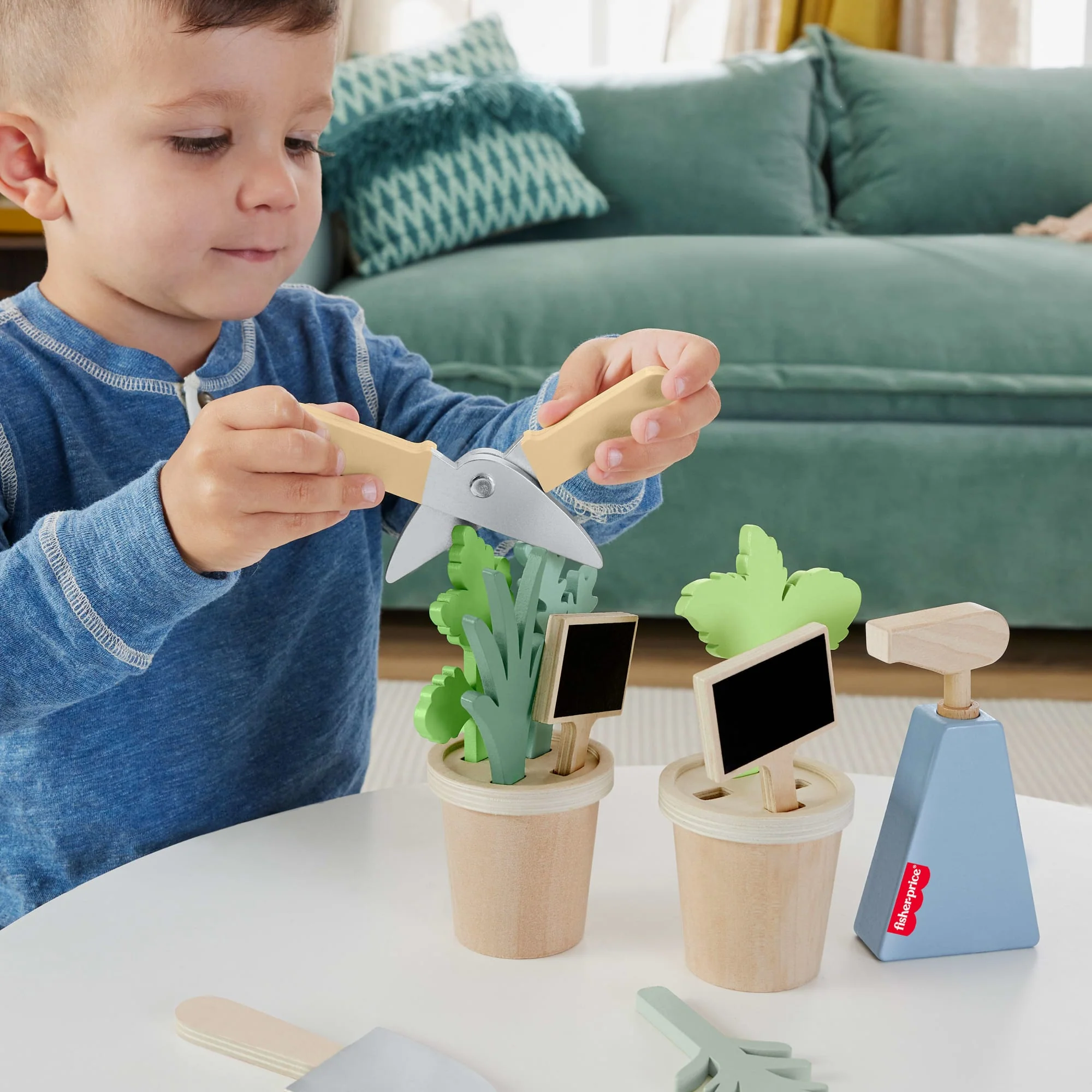 Fisher-Price Coffret Plantes en Bois, Avec Outils, 12Éléments - Image 2