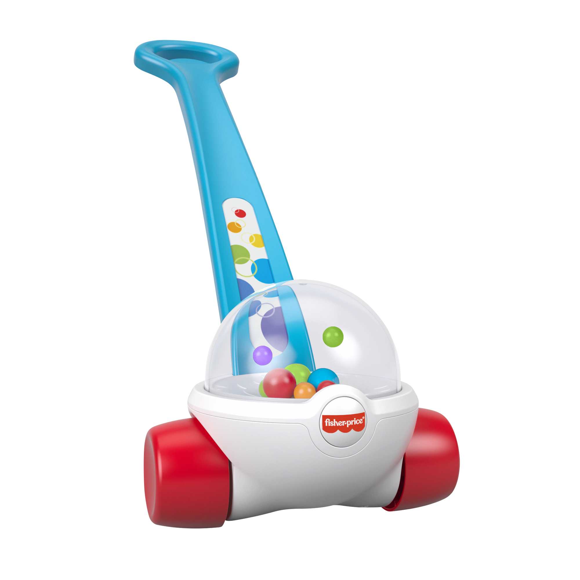 Fisher-Price Corn Popper Blue Push-Along Toy For Baby & Toddlers, 2 Pieces