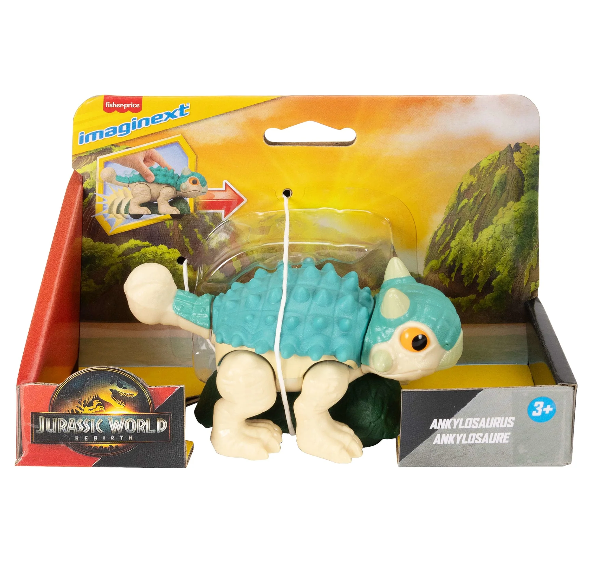 Fisher-Price Imaginext Jurassic World Ankylosaure, Mouvement. - Image 6
