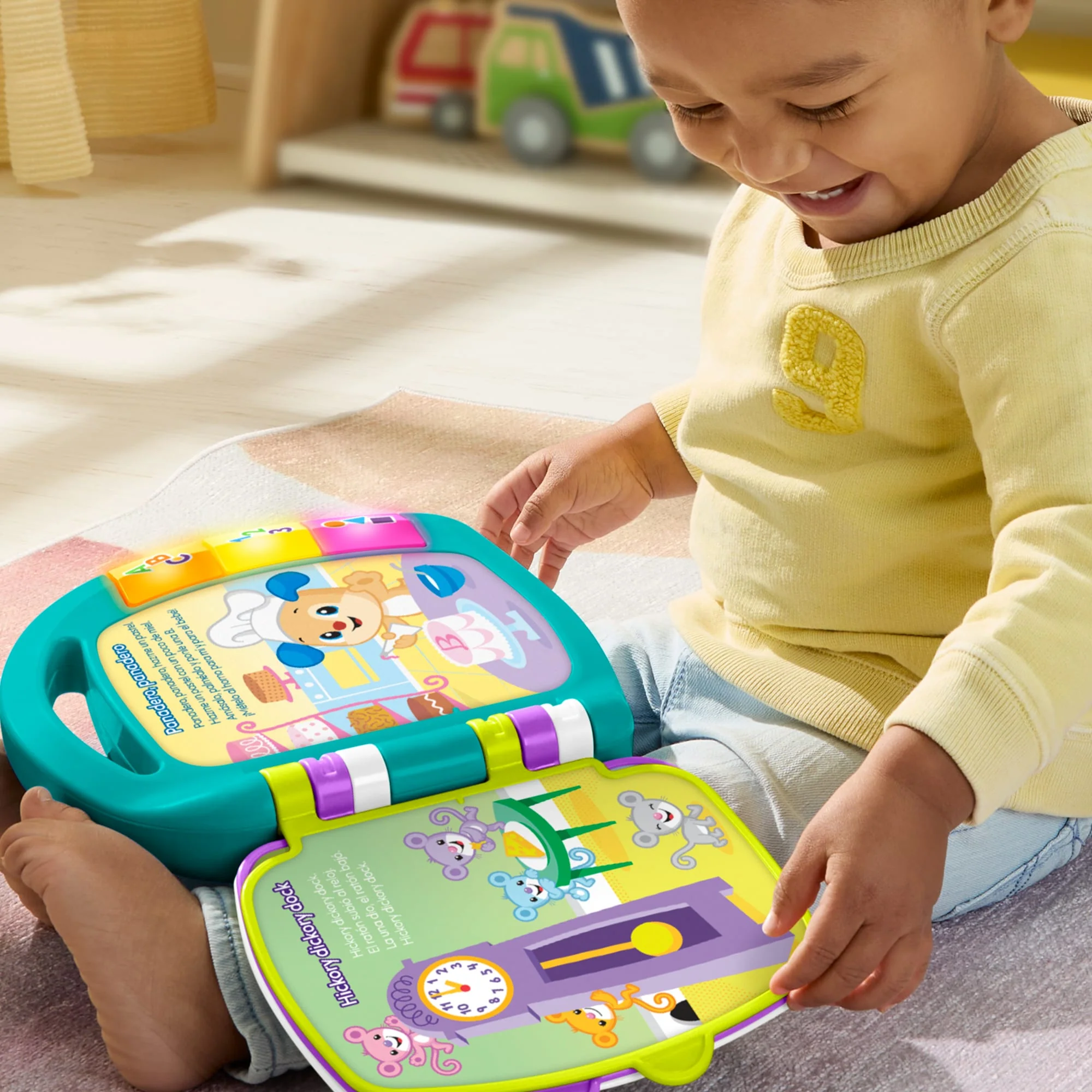Fisher-Price Infant-Learning Juguete para Bebés Libro Cuentos y Rimas - Image 4
