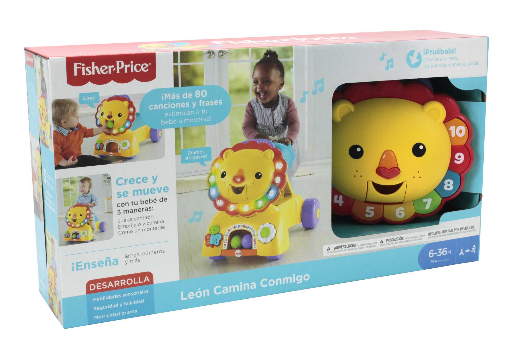 Fisher-Price Infant-Walkers Andador para Bebês Leão Anda Comigo - Image 5