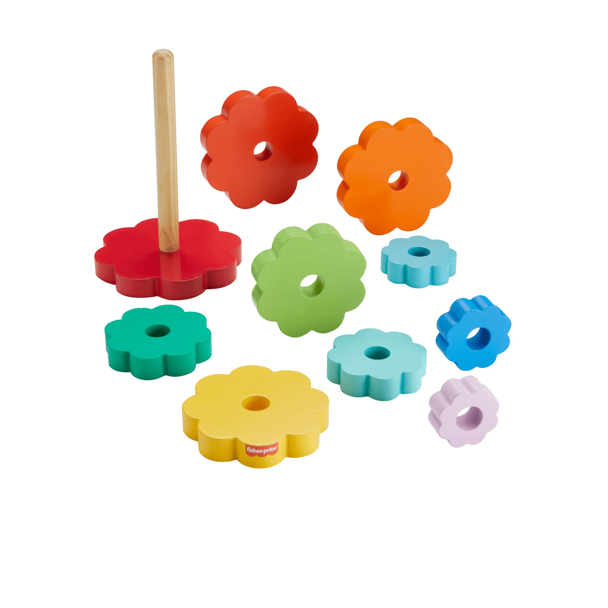 Fisher-Price Juguete para Bebés Anillos Apilables de Madera - Image 5