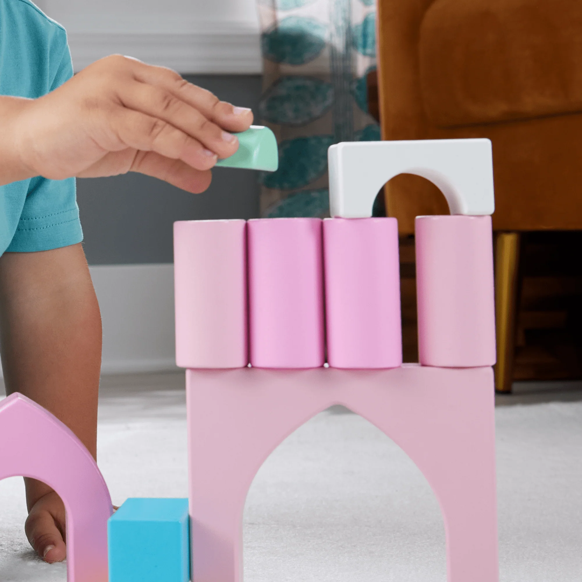 Fisher-Price Juguete para Bebés Castillo de Bloques de Madera - Image 3