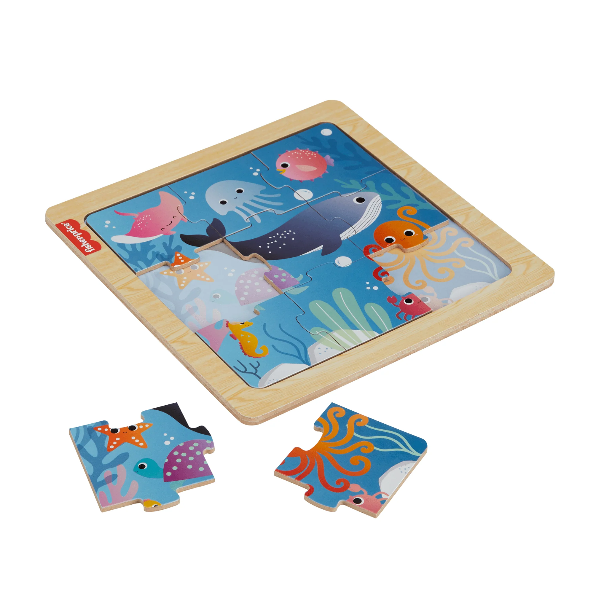 Fisher-Price Juguete para Bebés Mis Primeros Rompecabezas de Madera - Image 2