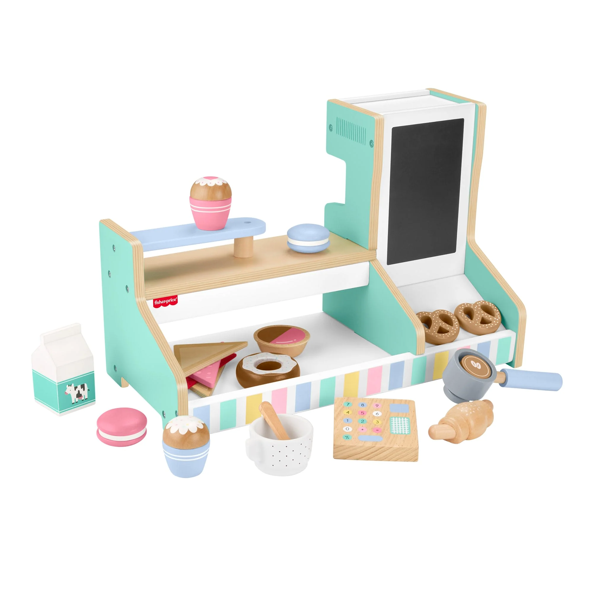 Fisher-Price Juguete para Bebés Set Mi Primer Cafetería de Madera - Image 4