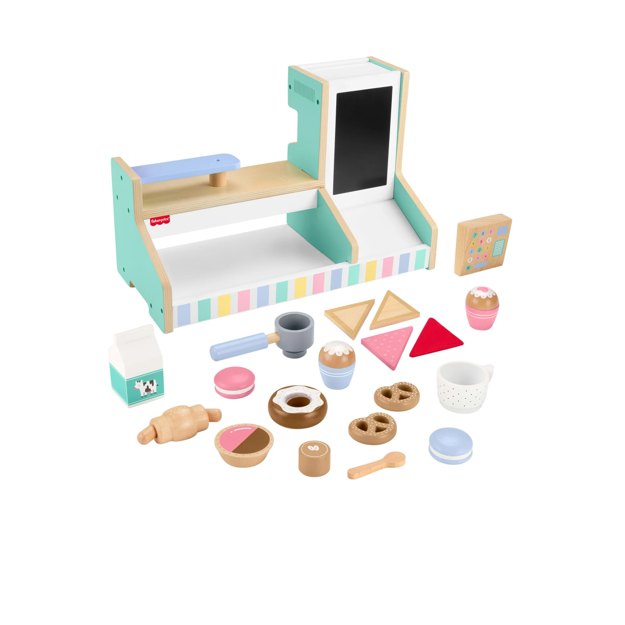 Fisher-Price Juguete para Bebés Set Mi Primer Cafetería de Madera - Image 5