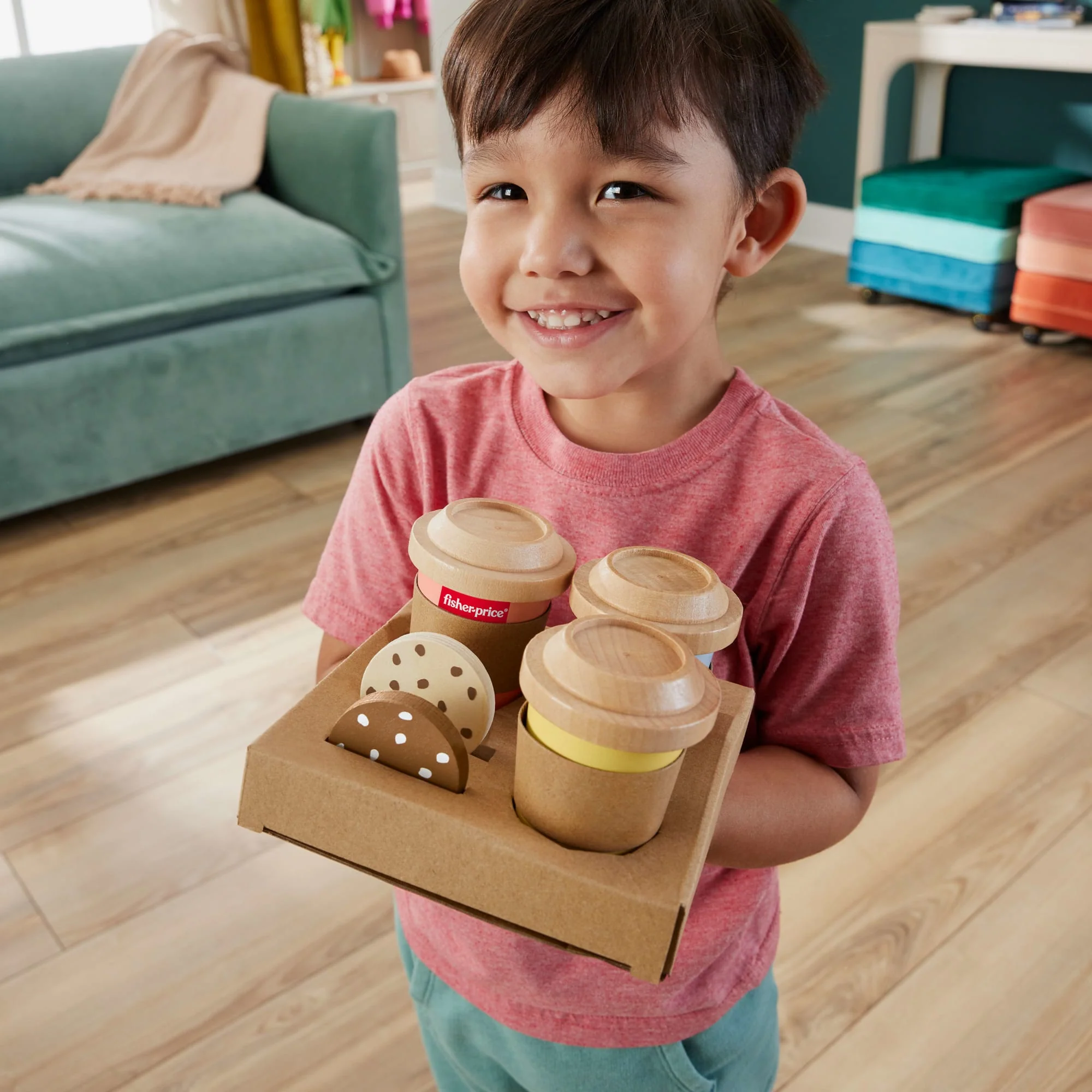 Fisher-Price Juguete para Bebés Set Mi Primer Capuchino de Madera - Image 2