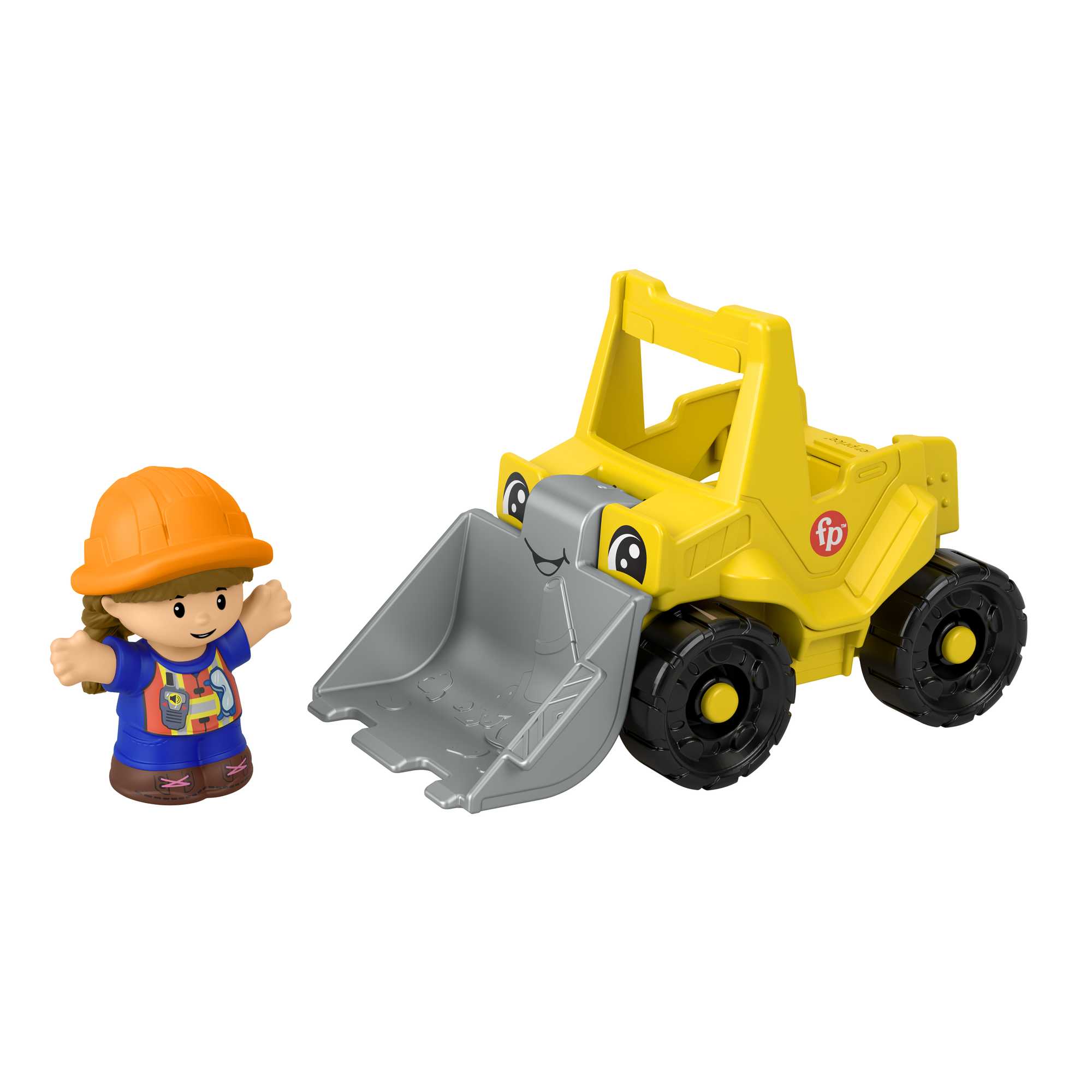 Fisher-Price Little People Bulldozer et Figurine, 2Éléments