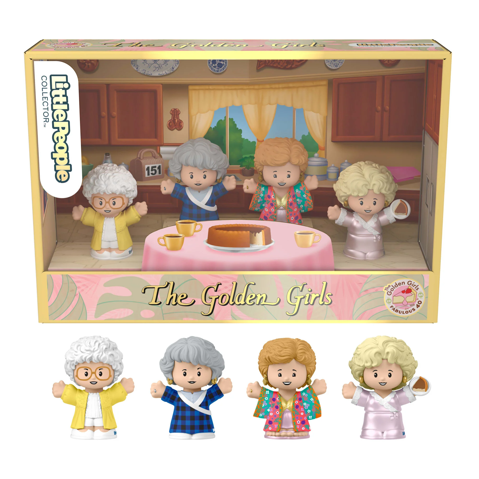 Little People Collector The Golden Girls: Late Night Cheesecake
