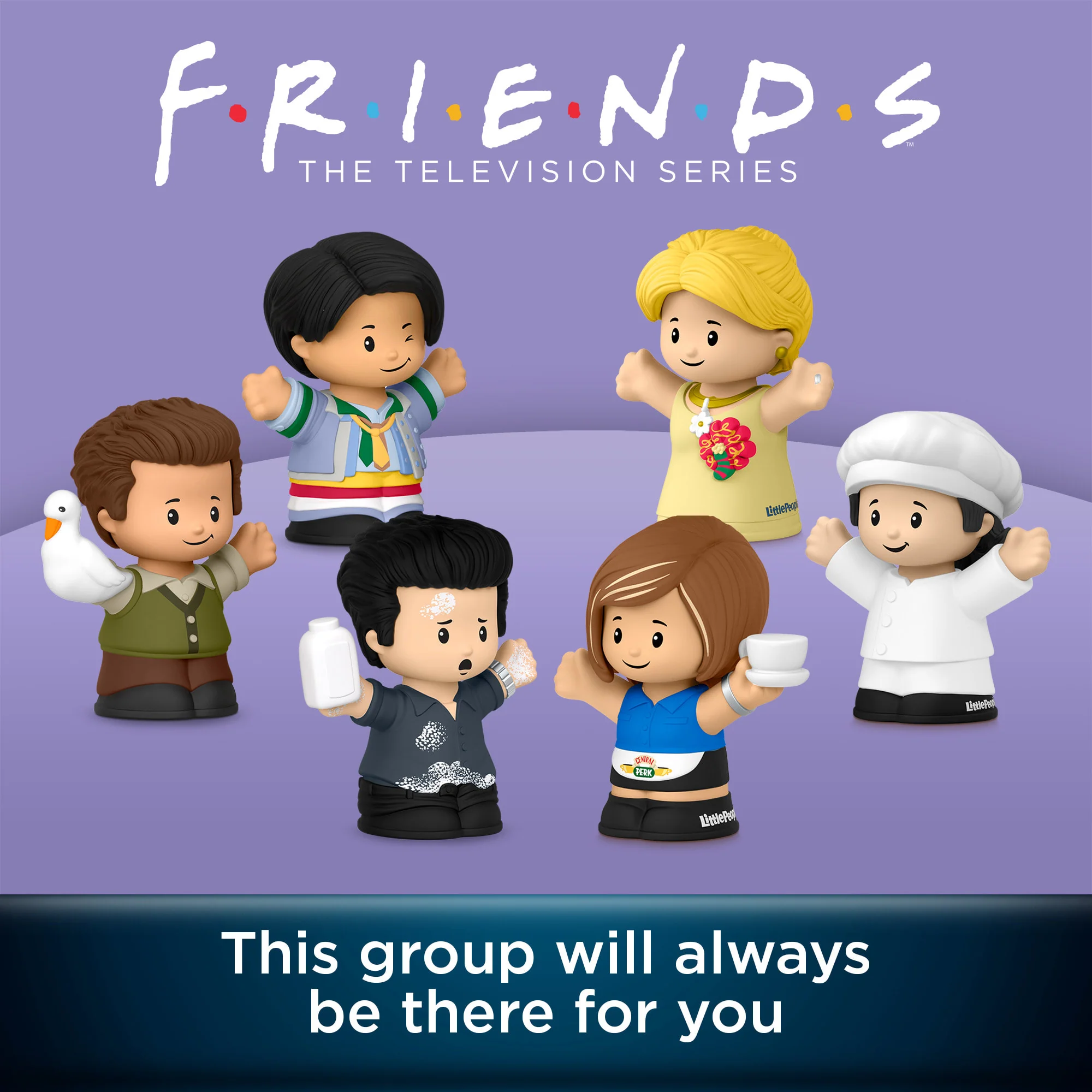 Little People Collector Friends TV Series Special Edition Set For Adults & Fans, 6 Figures - Image 2