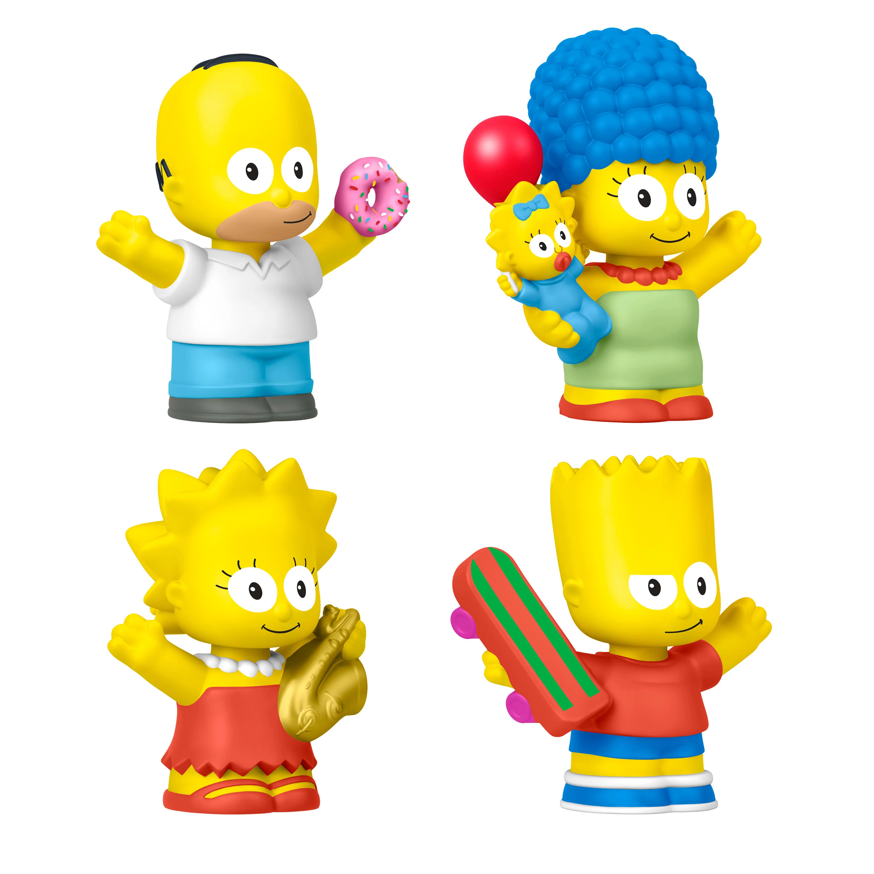 Little People Collector The Simpsons TV Series Special Edition Set For Fans, 4 Figures - Image 5