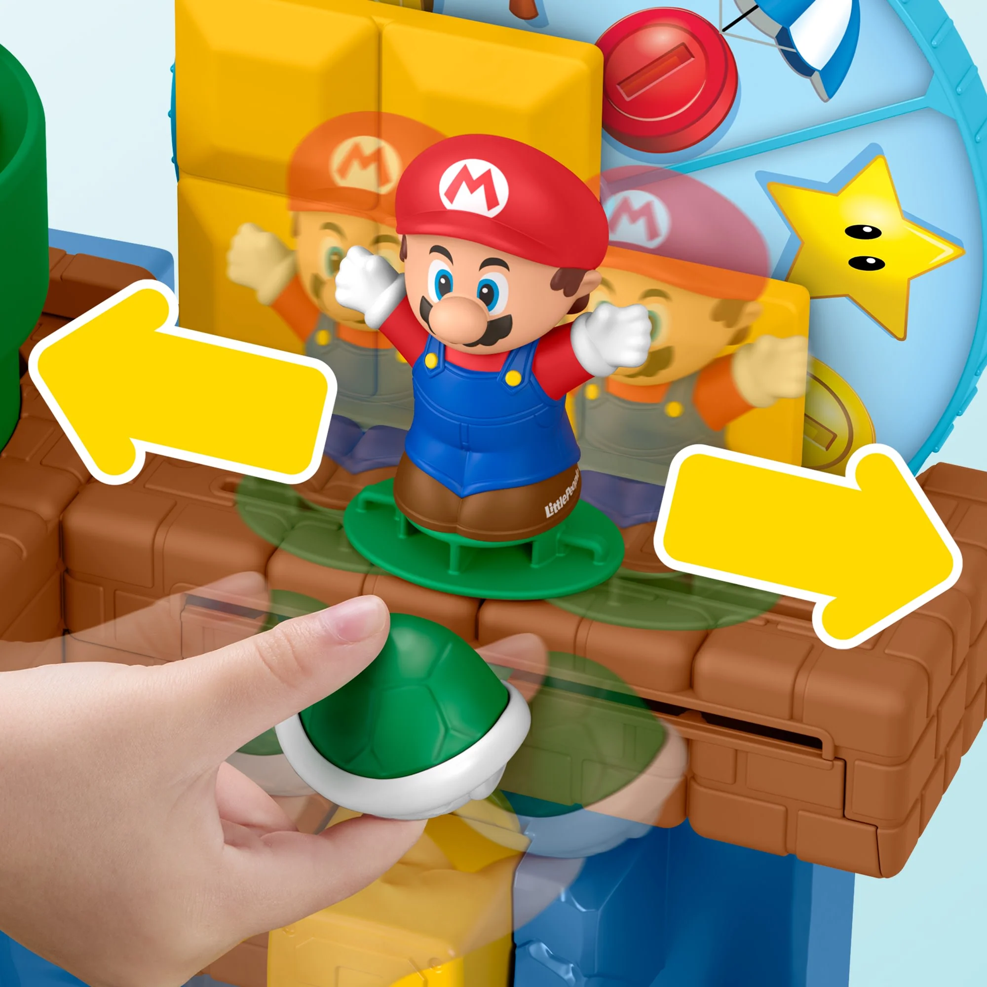 Coffret de Jeu Aventures de Mario My Mario Little People de Fisher-Price Avec 6 Figurines Pour Le Jeu Musical des Tout-Petits - Image 4