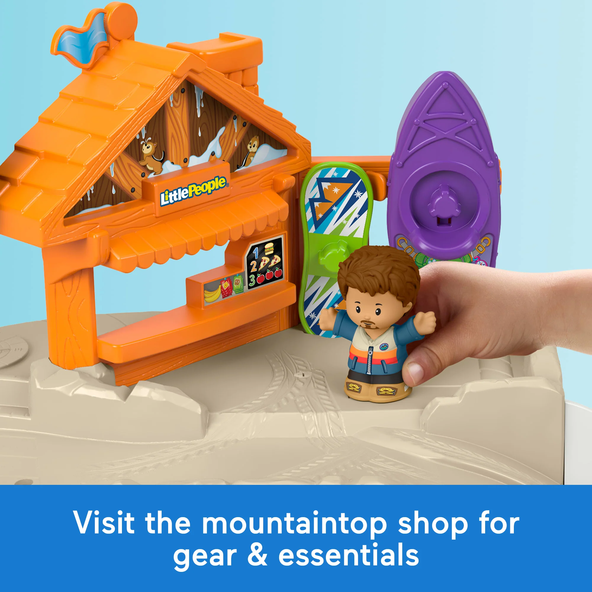Fisher-Price Little People Ultimate Mountain Playset, Vehicle, Figures & Pieces For Toddler Play - Image 4