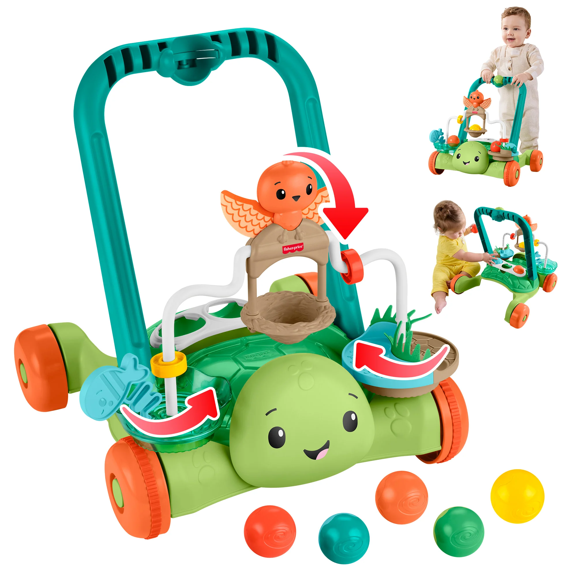 Fisher-Price Moves With You Trotteur Tortue