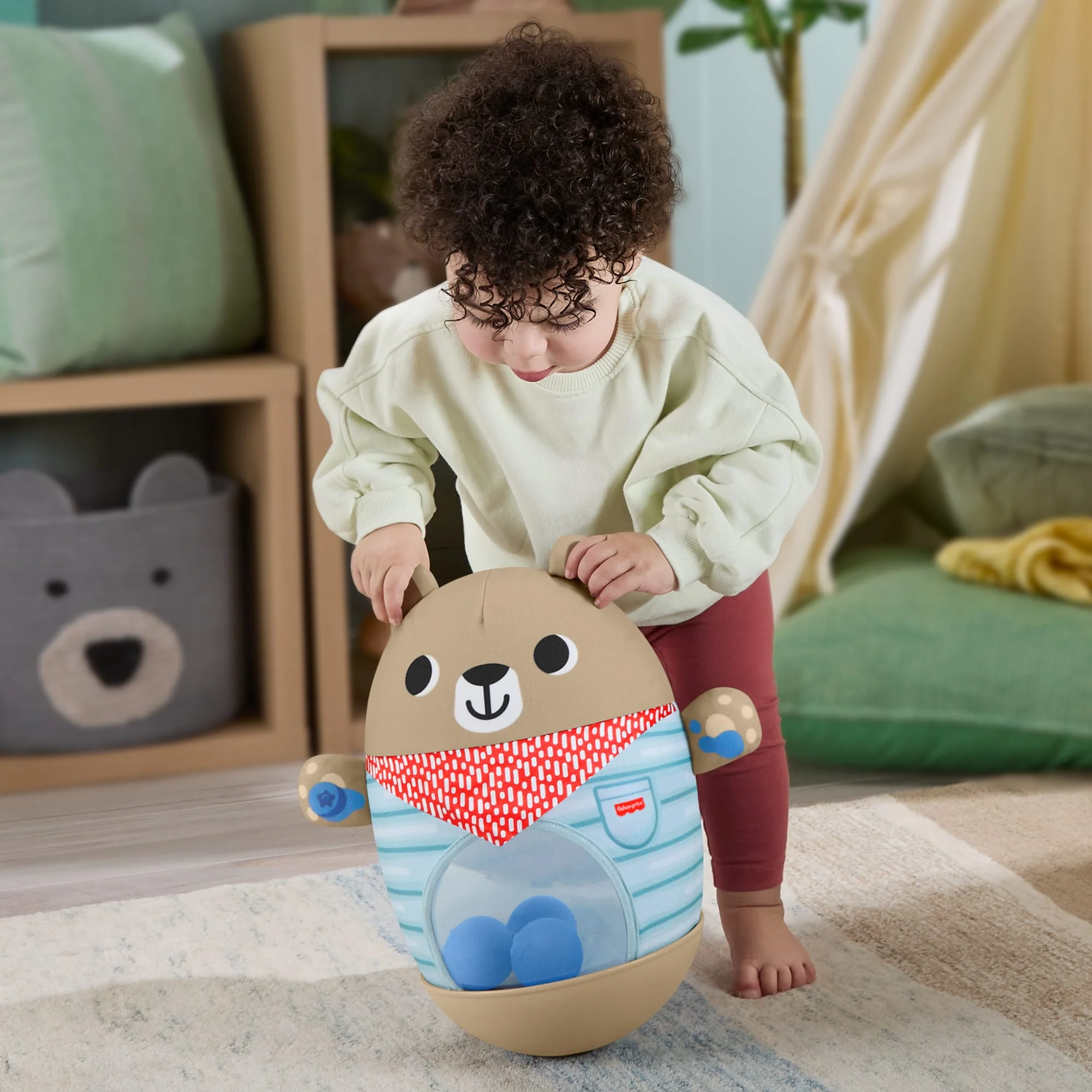 Fisher-Price Ours Culbuto Gonflable La Forêt de L’Amitié - Image 4