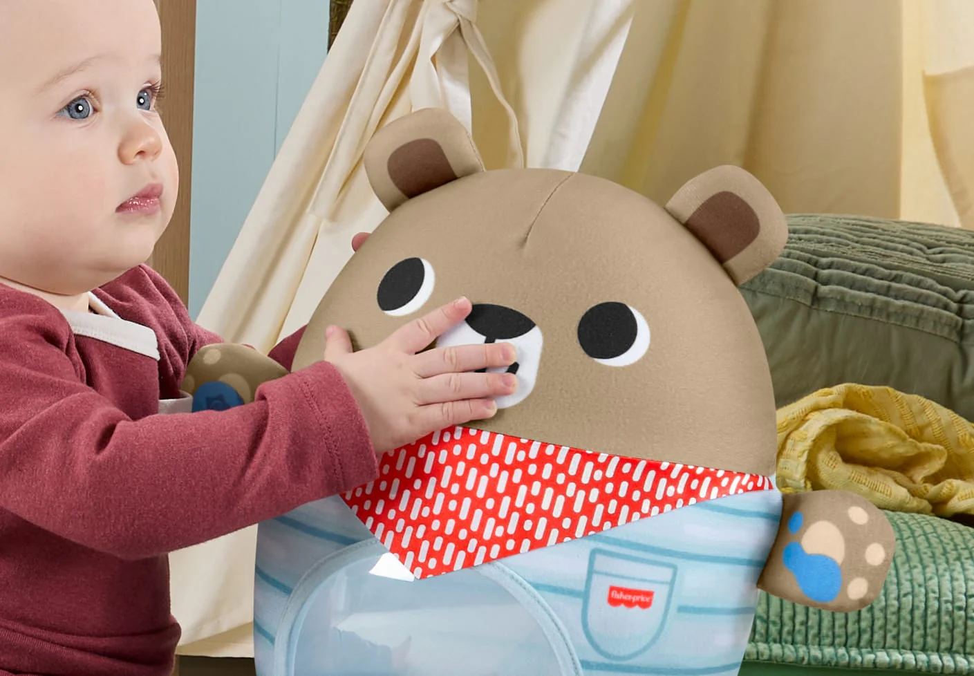 Fisher-Price Ours Culbuto Gonflable La Forêt de L’Amitié - Image 5