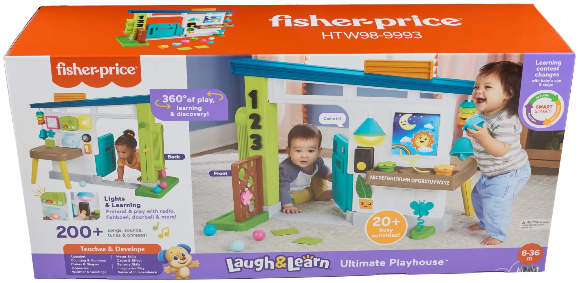 Fisher-Price Ríe y Aprende Juguete para Bebés Casa Deluxe de Aprendizaje - Image 6