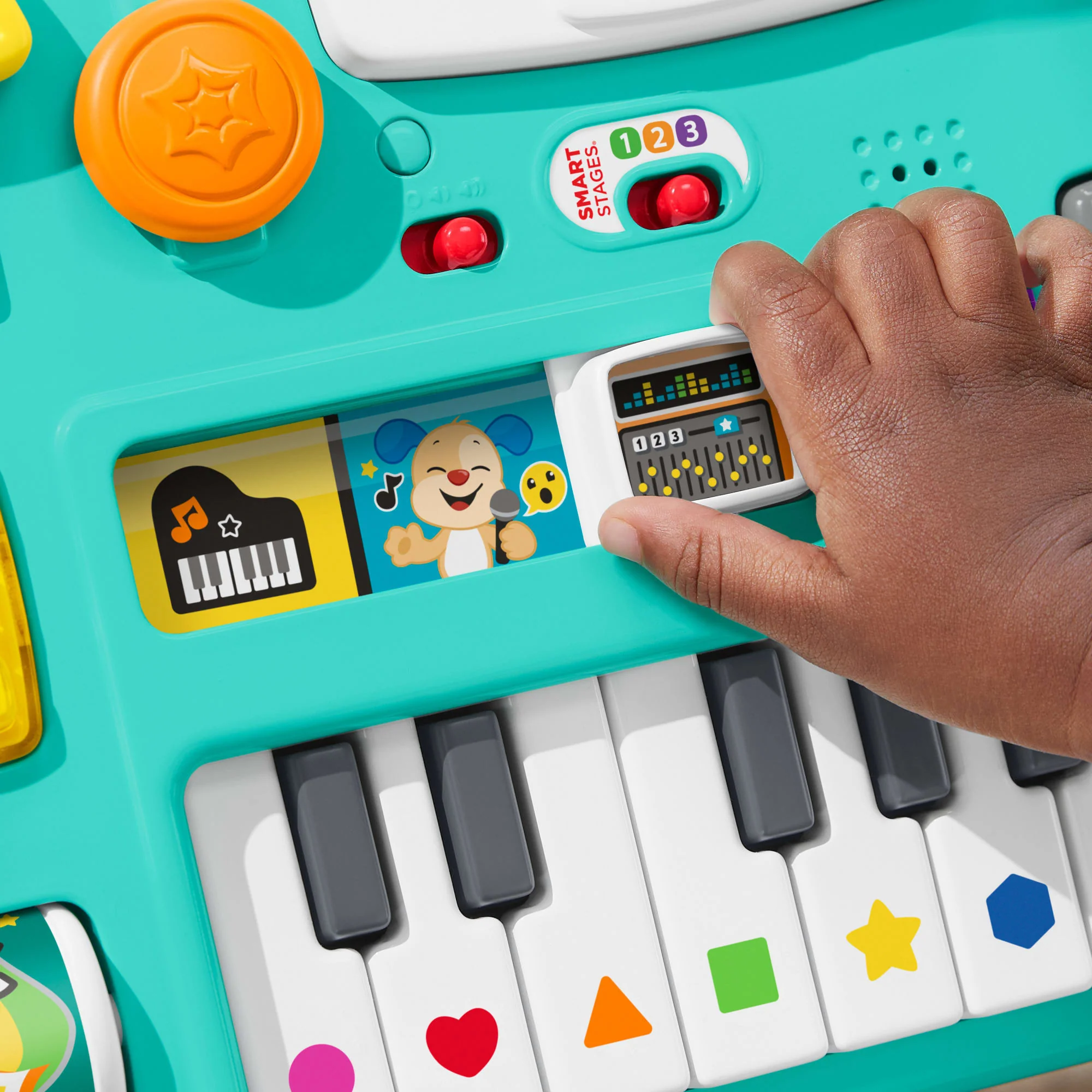 Fisher-Price Ríe y Aprende Juguete para Bebés Mesa Musical Aprende Conmigo - Image 3