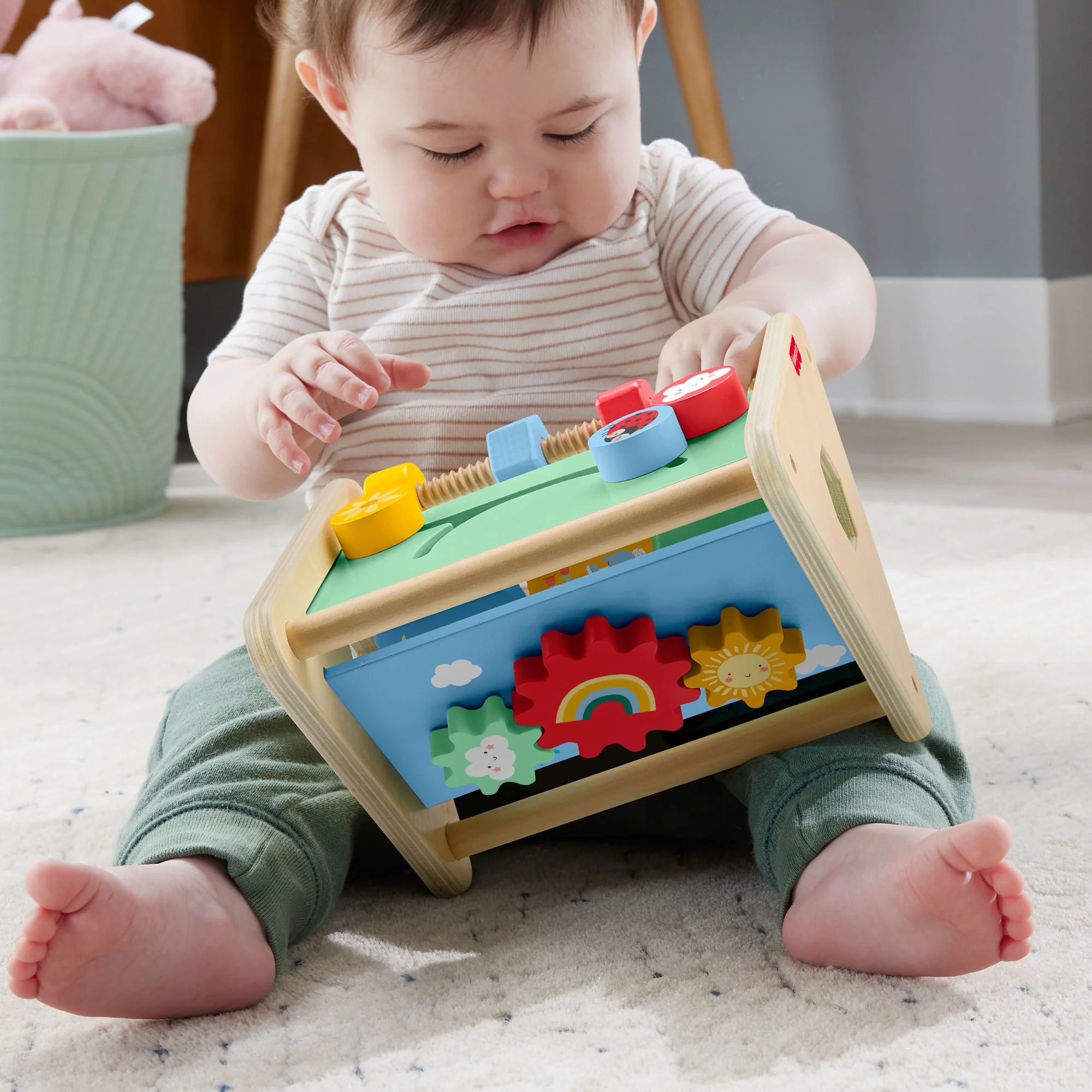 Fisher-Price Triangle D’Activités en Bois, 1Élément en Bois - Image 2