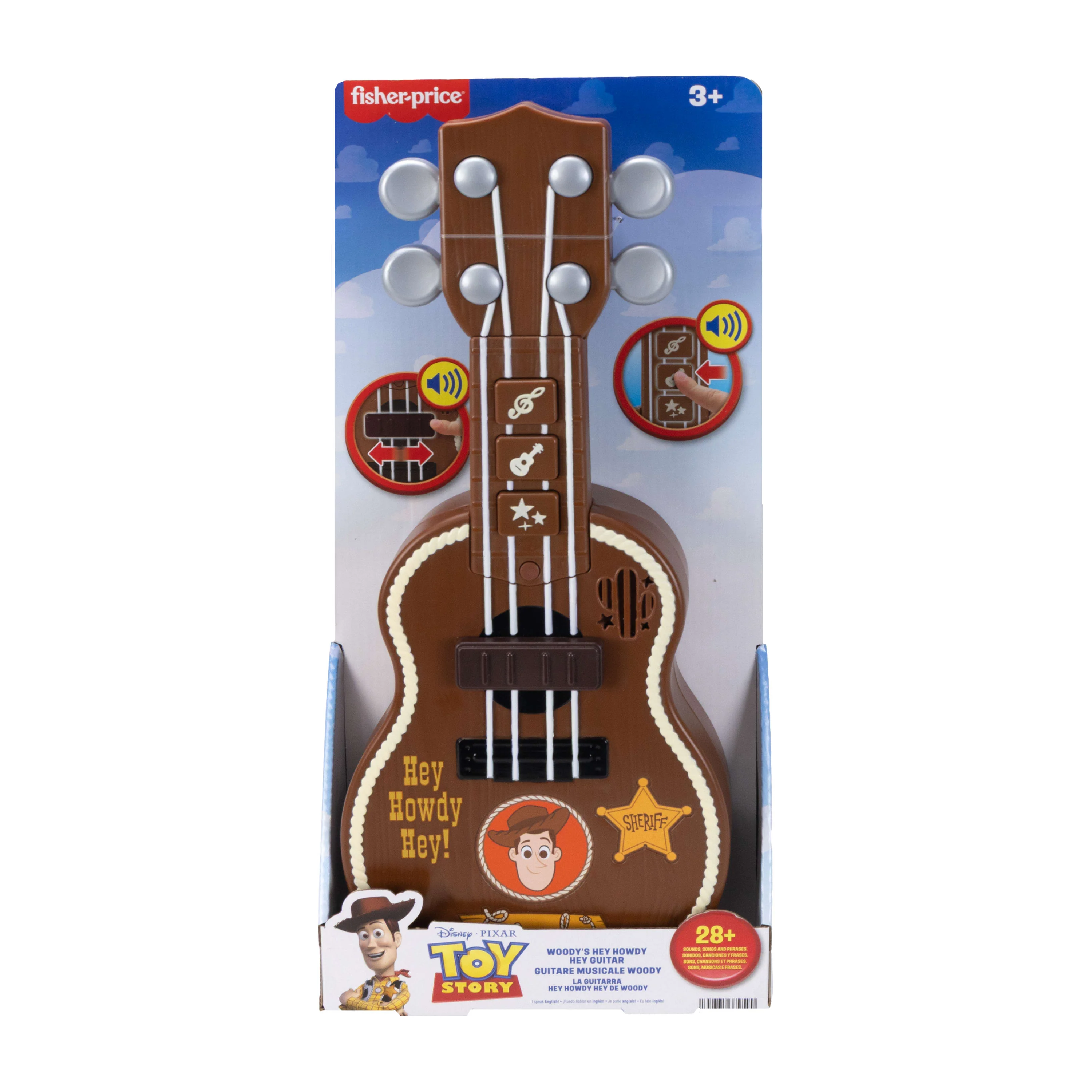 Fisher-Price TS Preschool Entertainment Juguete para Bebés Guitarra de Woody - Image 6