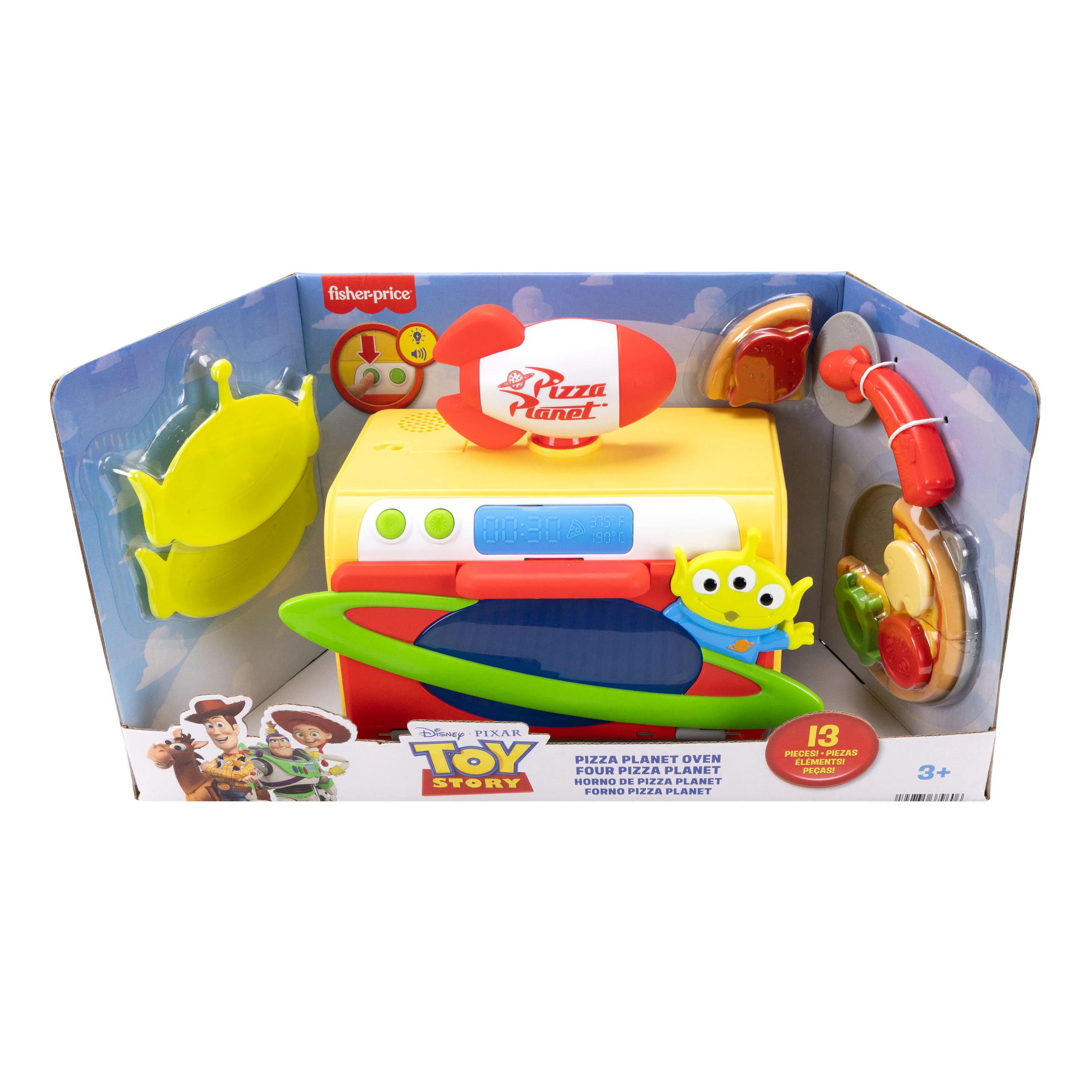 Fisher-Price TS Preschool Entertainment Juguete para Bebés Hornito de Toy Story Pizza Planeta - Image 6