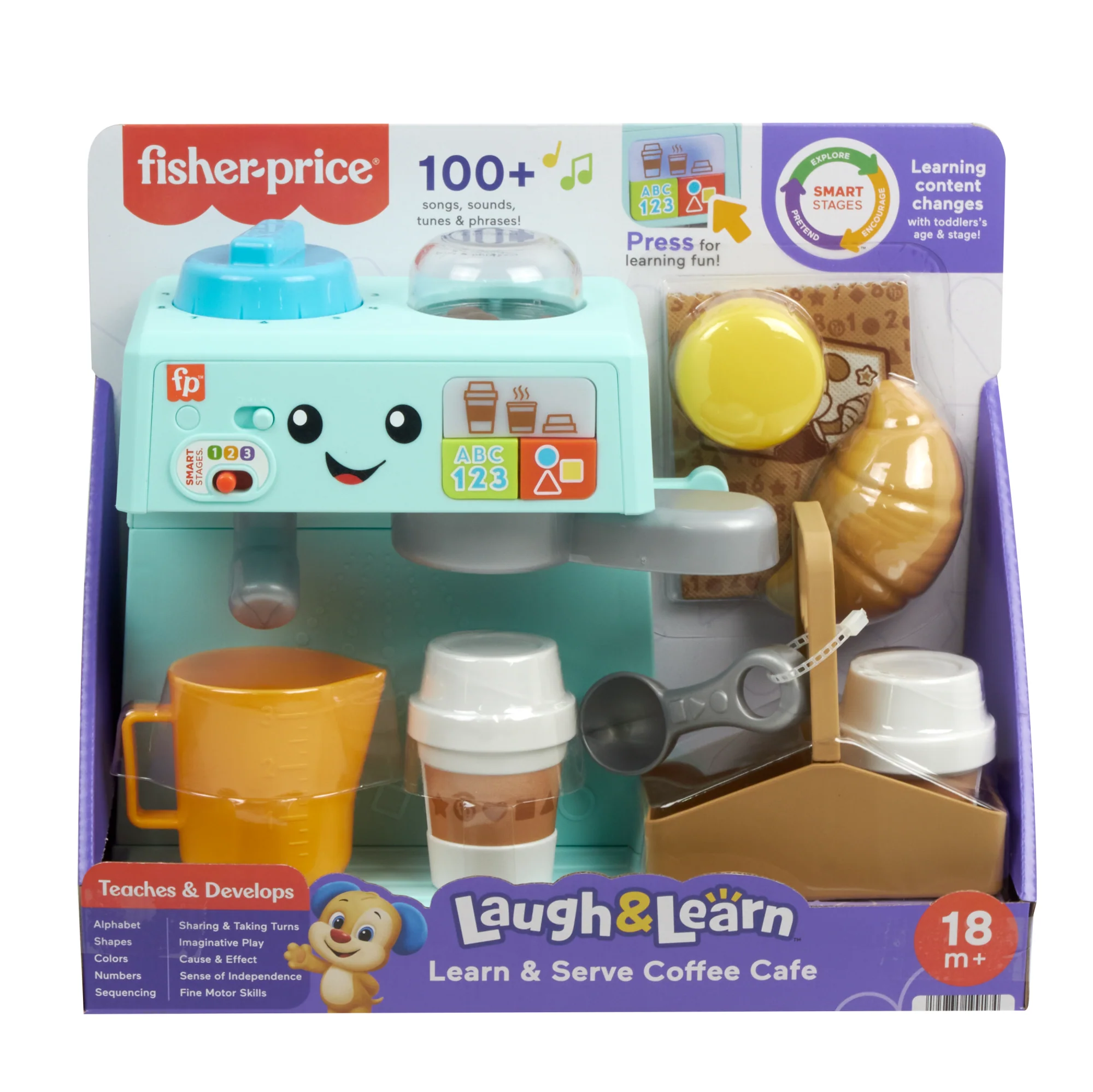 Fisher-Price  Rires et Éveil  Café Apprendre et Servir, Multilingue - Image 6