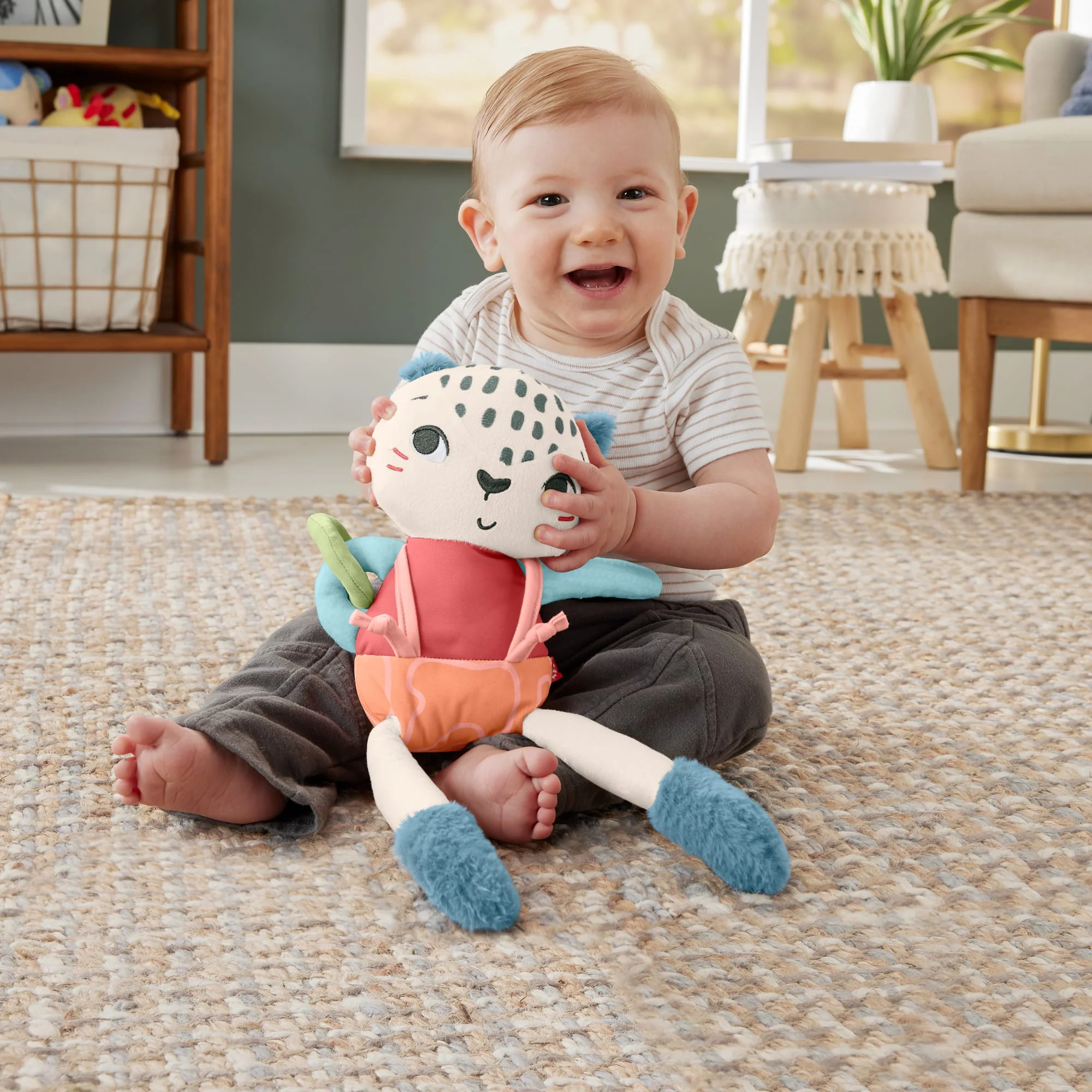 Fisher-Price Planet Friends Uncia, Mon Léopard des Neiges, Sensoriel - Image 2