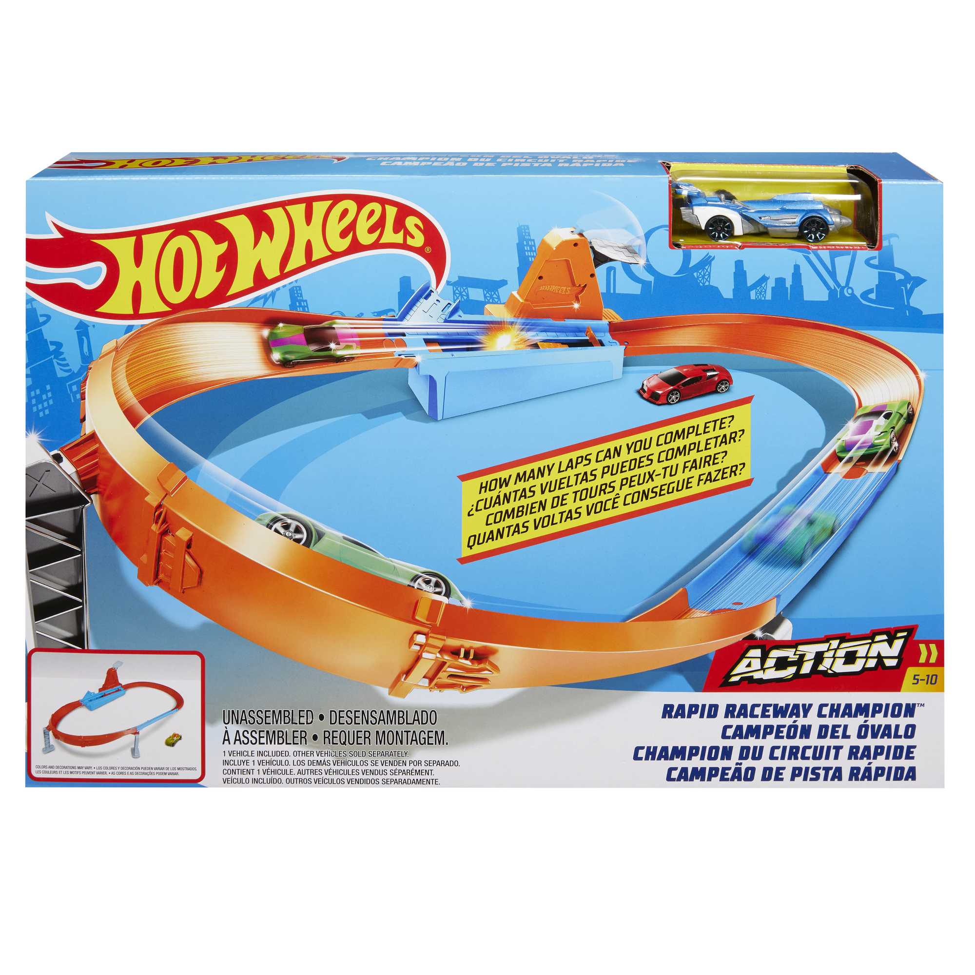 Hot Wheels Action Pista de Brinquedo Campeonato de Rapidez - Image 5