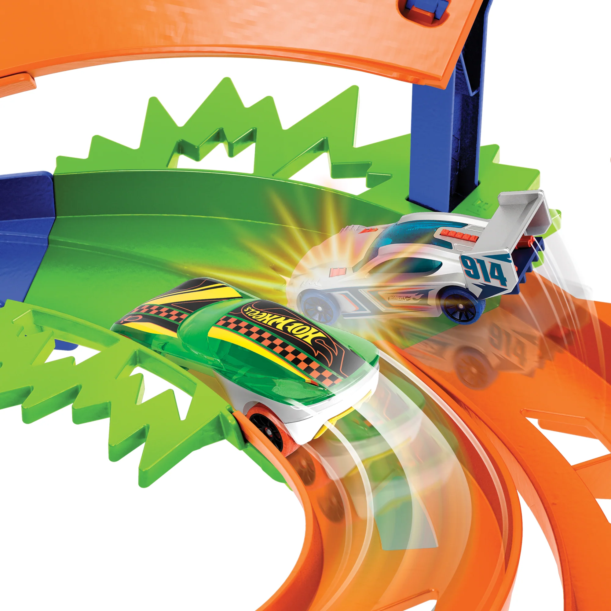 Hot Wheels Circuit Spirale D’Accélération, 2Véhicules, Échelle1:64 - Image 5